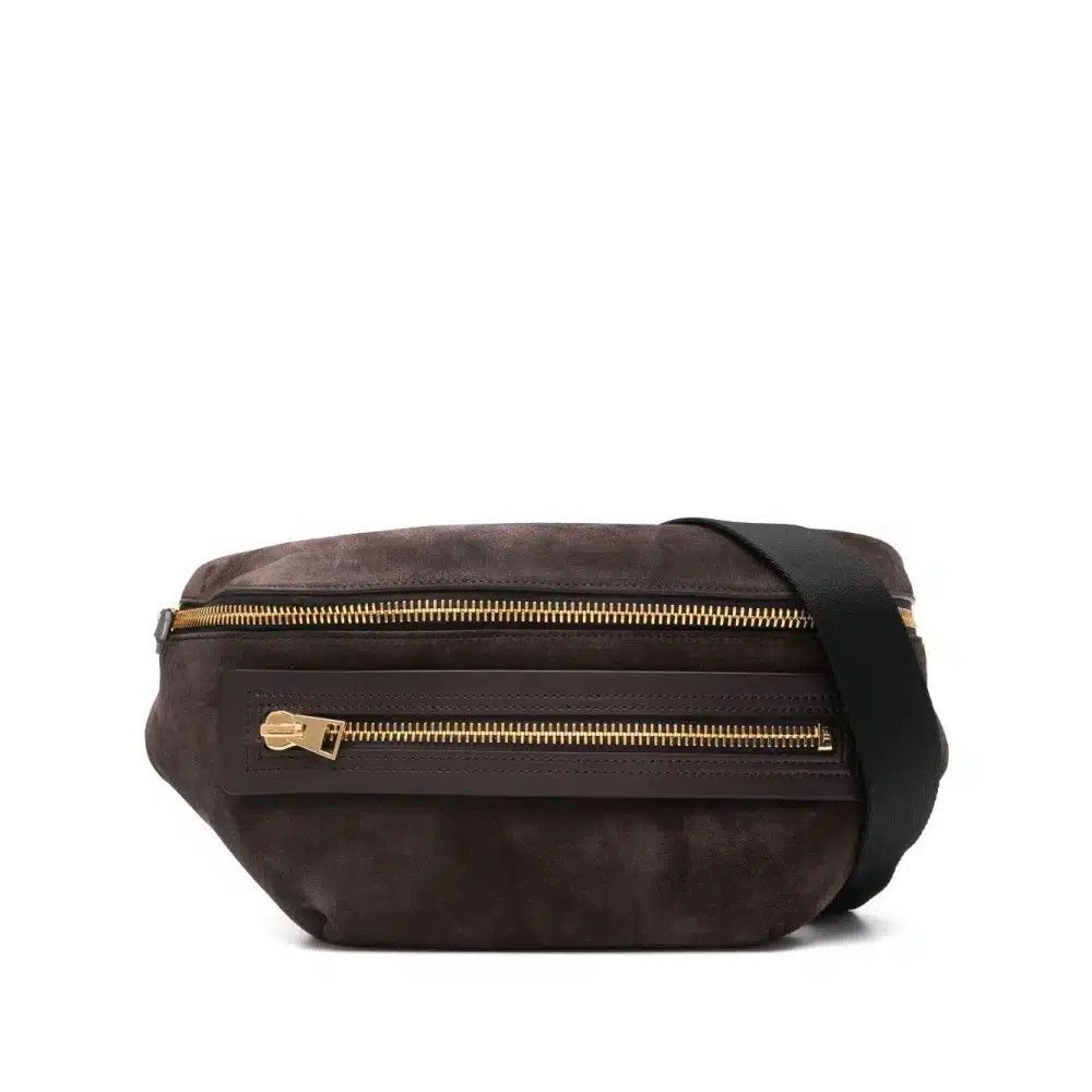 Tom Ford o1loc1c0825 H0396 Size: OS / Suede Large Belt Bag in Brown Size ONE SIZE - 3 Thumbnail