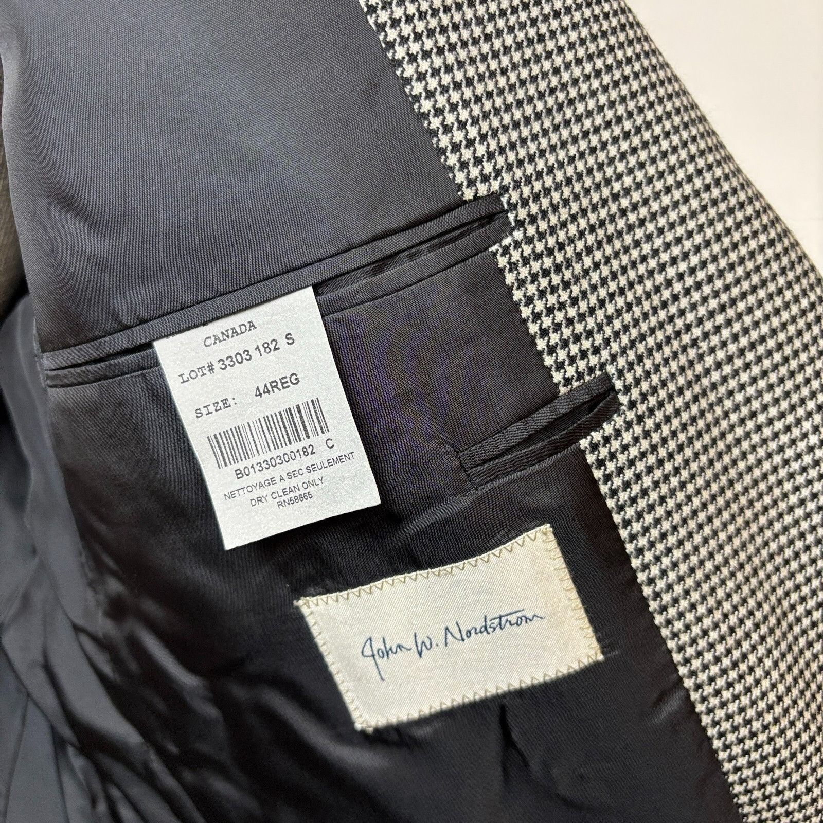 Nordstrom John W. Nordstrom Blazer Sz 44R Loro Piana Italy Cashmere Fl Size 44R - 7 Thumbnail