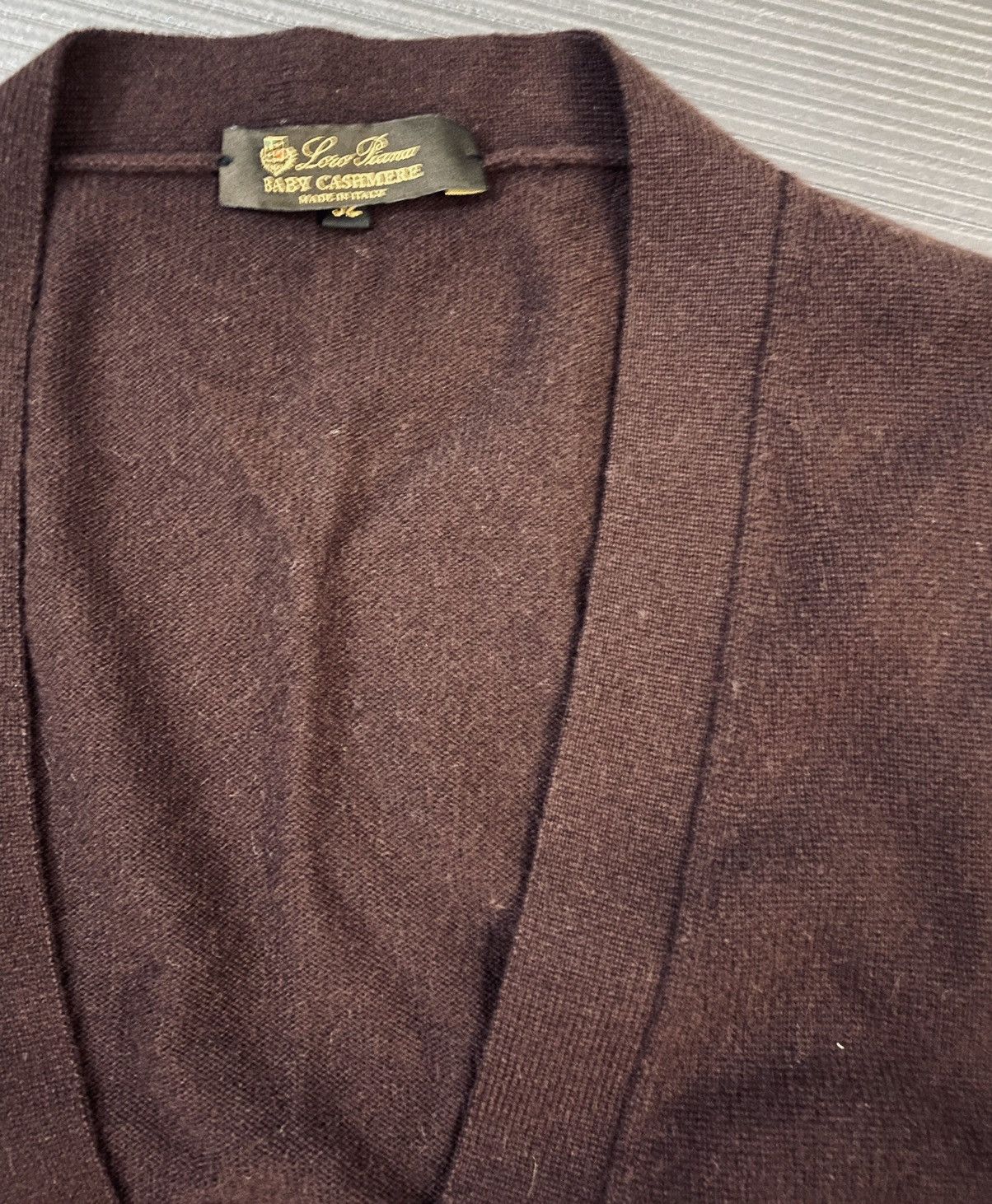 Loro Piana Loro Piana 🇮🇹 Merlot Baby Cashmere Cardigan Sweater 52 Size US L / EU 52-54 / 3 - 2 Thumbnail