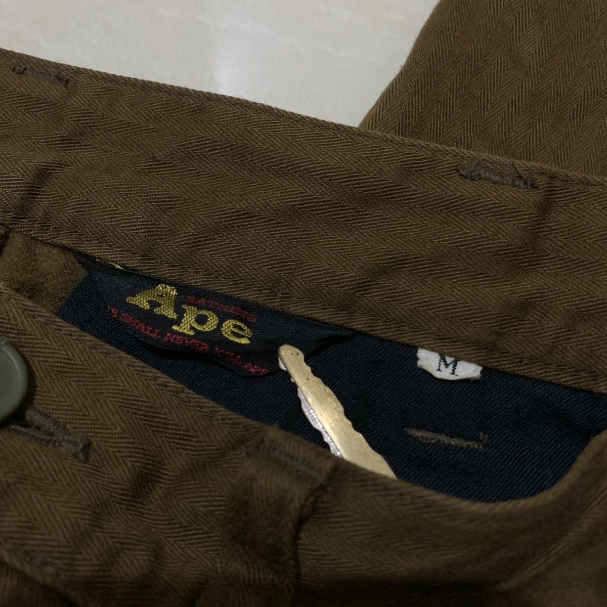 Bape × Vintage 💥Rare💥Vintage Bathing Ape double knee Pants Size US 30 / EU 46 - 7 Thumbnail