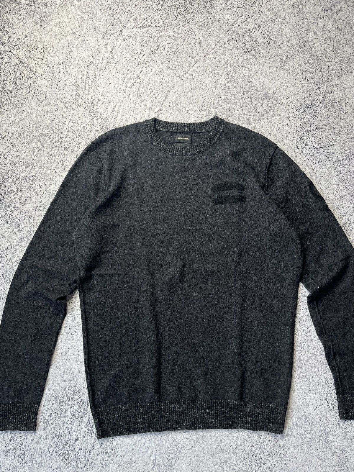 Diesel Vintage 90s Diesel Sweater Knitwear Logo rare Size US XL / EU 56 / 4 - 3 Thumbnail