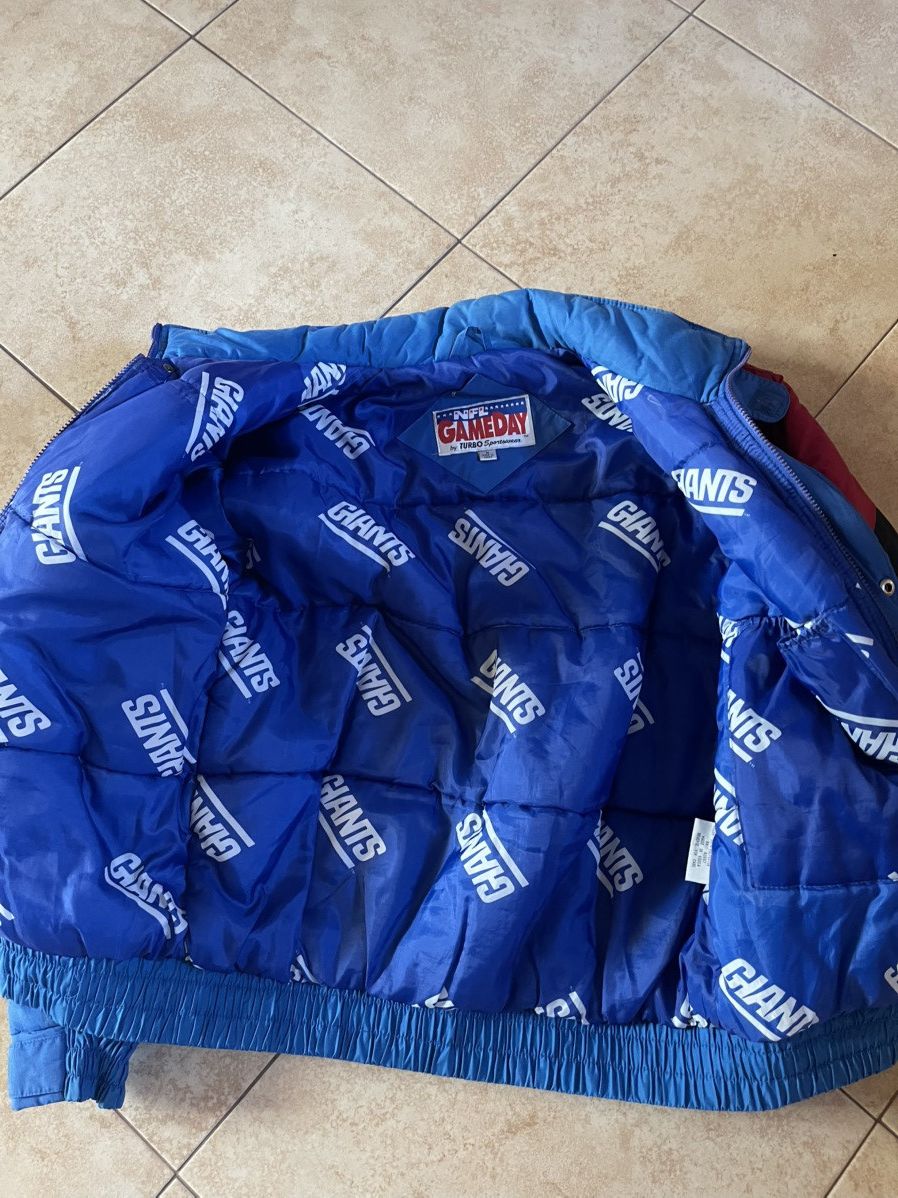 NFL × Vintage Vintage NFL GIANTS bomber jacket 90s 80s Size US M / EU 48-50 / 2 - 11 Thumbnail