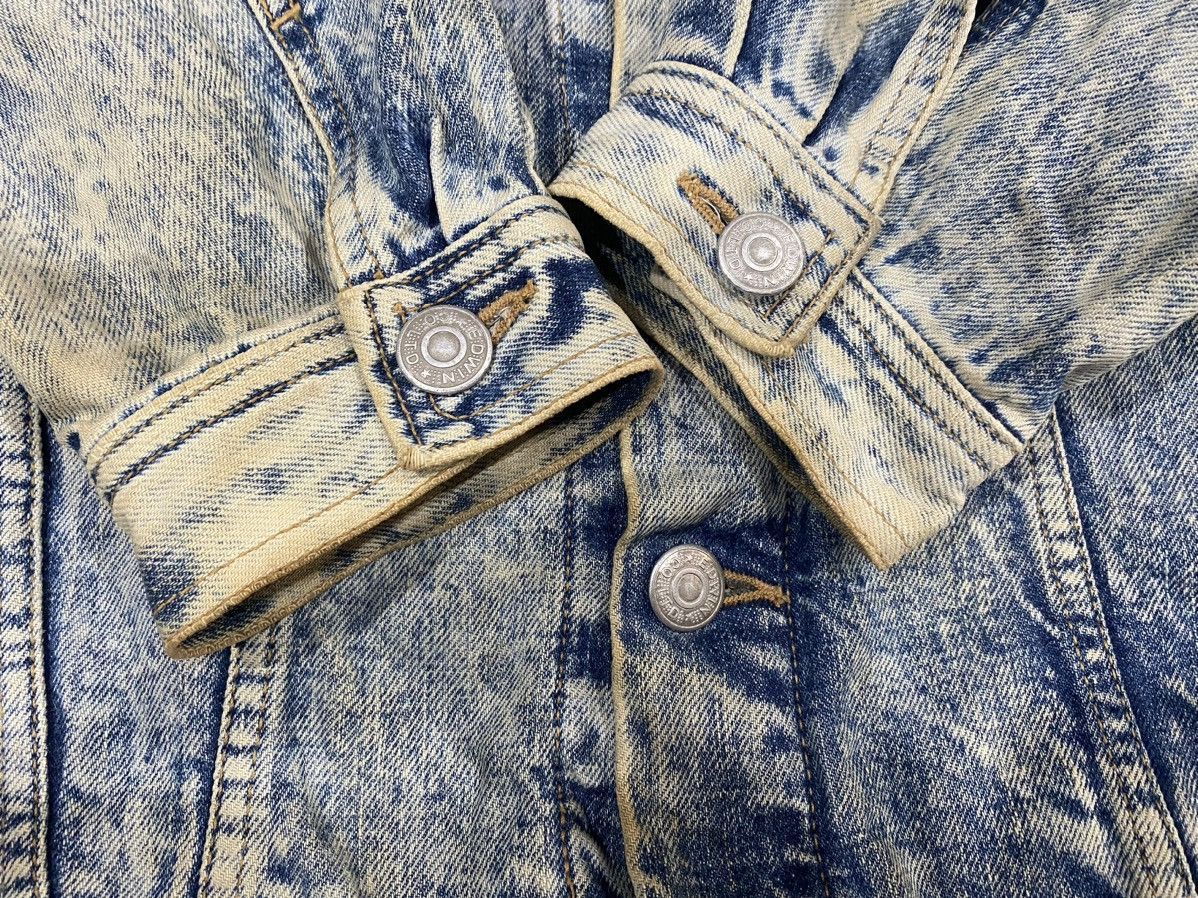 Edwin Vtg EDWIN Acid Wash Denim Jacket Button (L) Size US L / EU 52-54 / 3 - 16 Thumbnail
