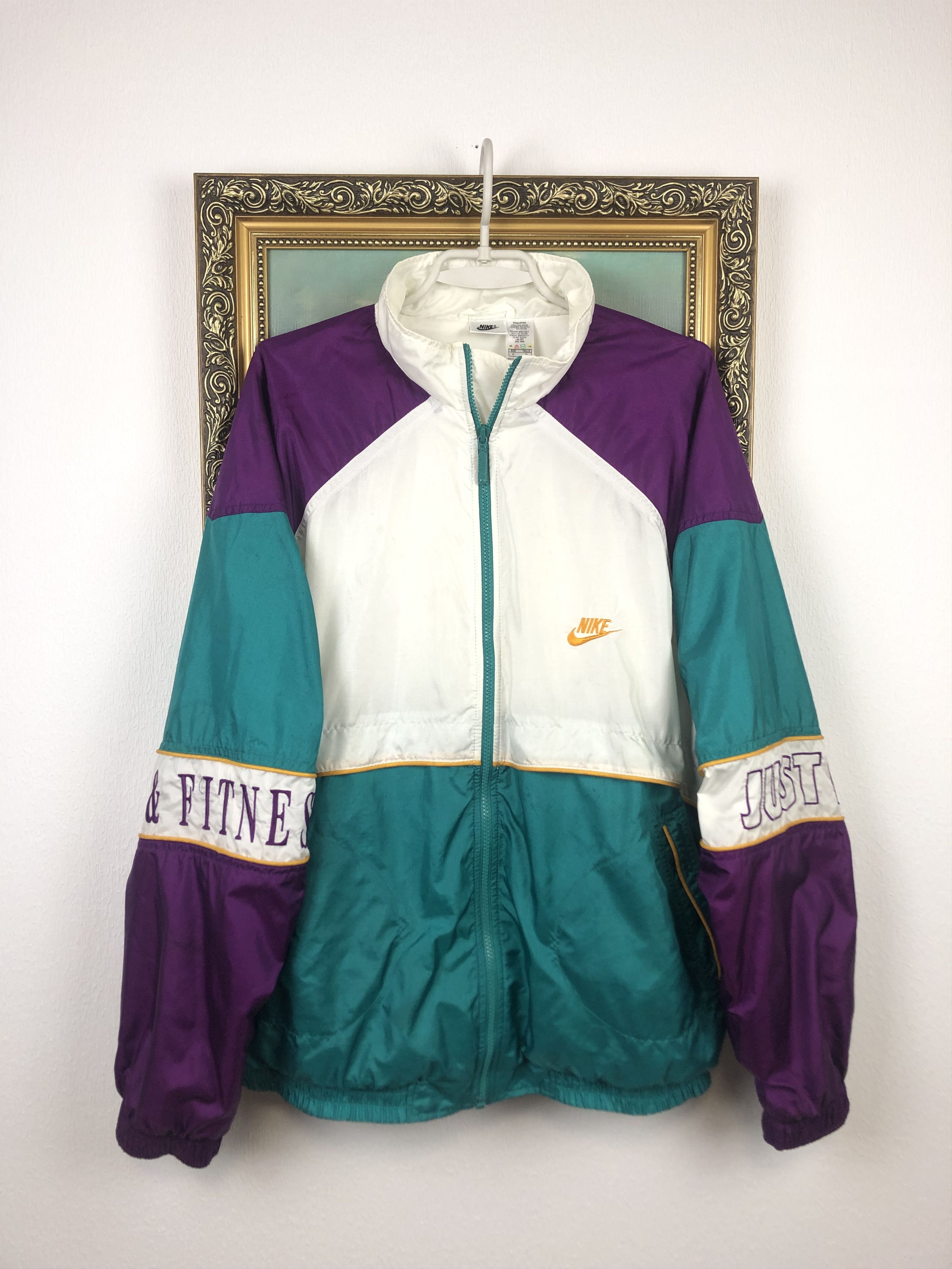 Vintage 90's Nike Jacket Track Top Just Do It Rare