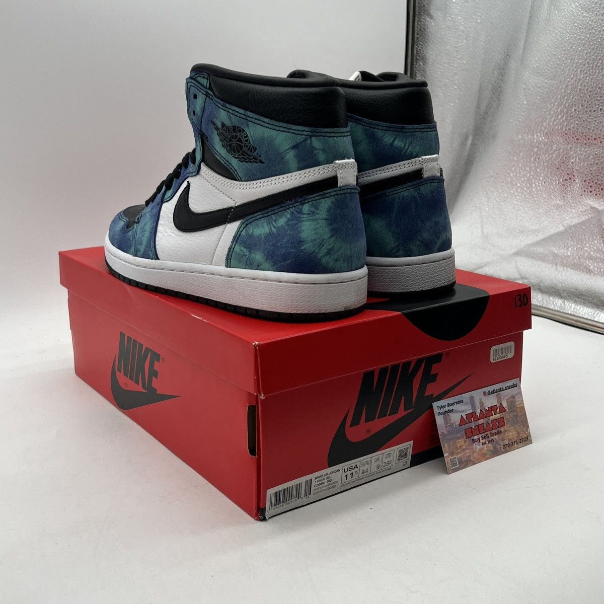 Nike Wmns air Jordan 1 high tie dye Size US 11.5 / EU 44-45 - 4 Thumbnail