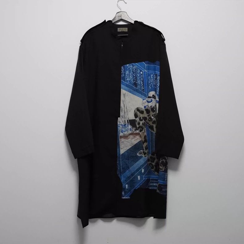 Yohji Yamamoto 2019SS Ukiyo-e Military Coat 2503-Nextarrow