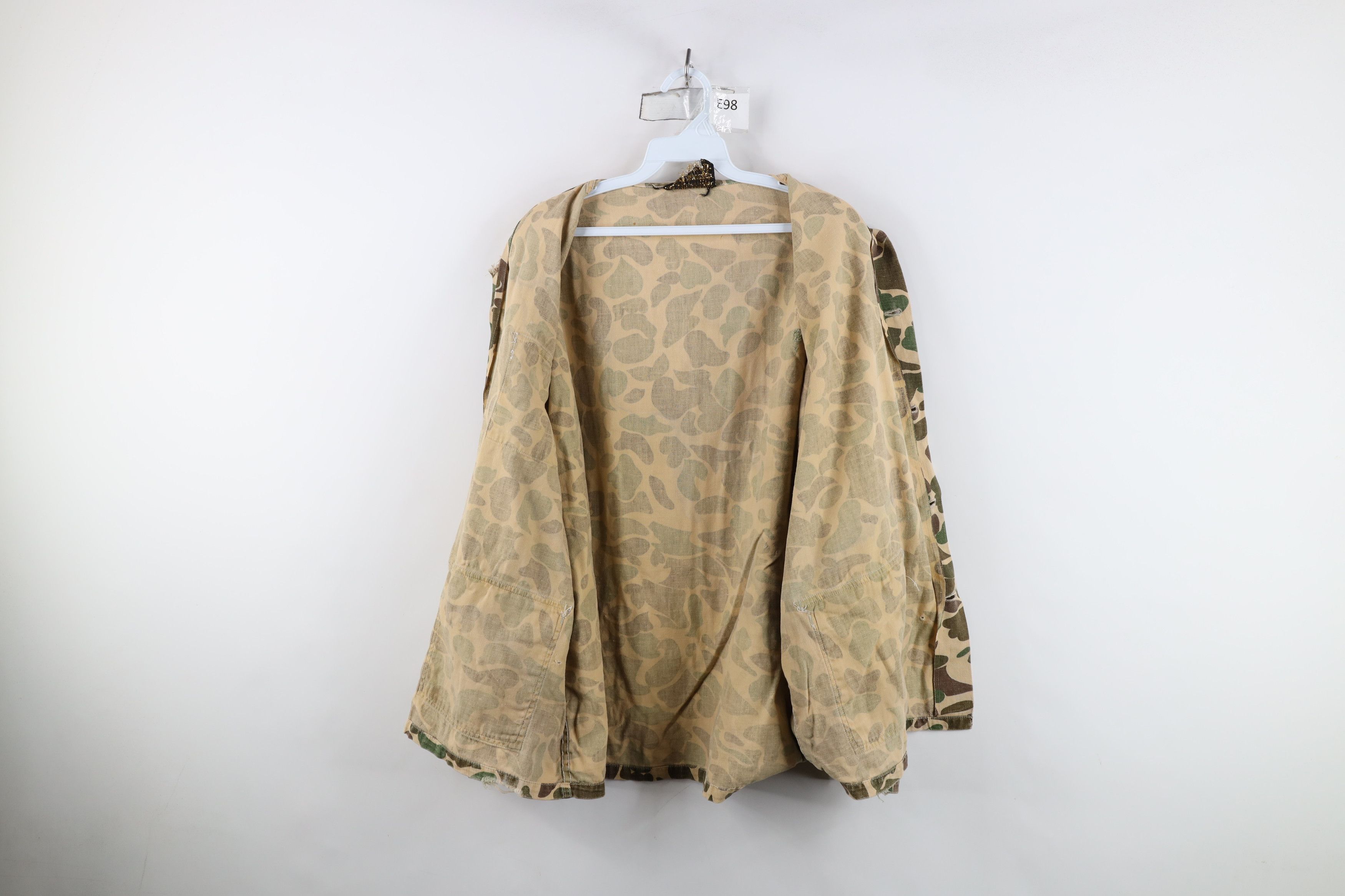 Vintage Vintage 70s Streetwear Frogskin Camouflage Field Jacket USA Size US XXL / EU 58 / 5 - 13 Thumbnail