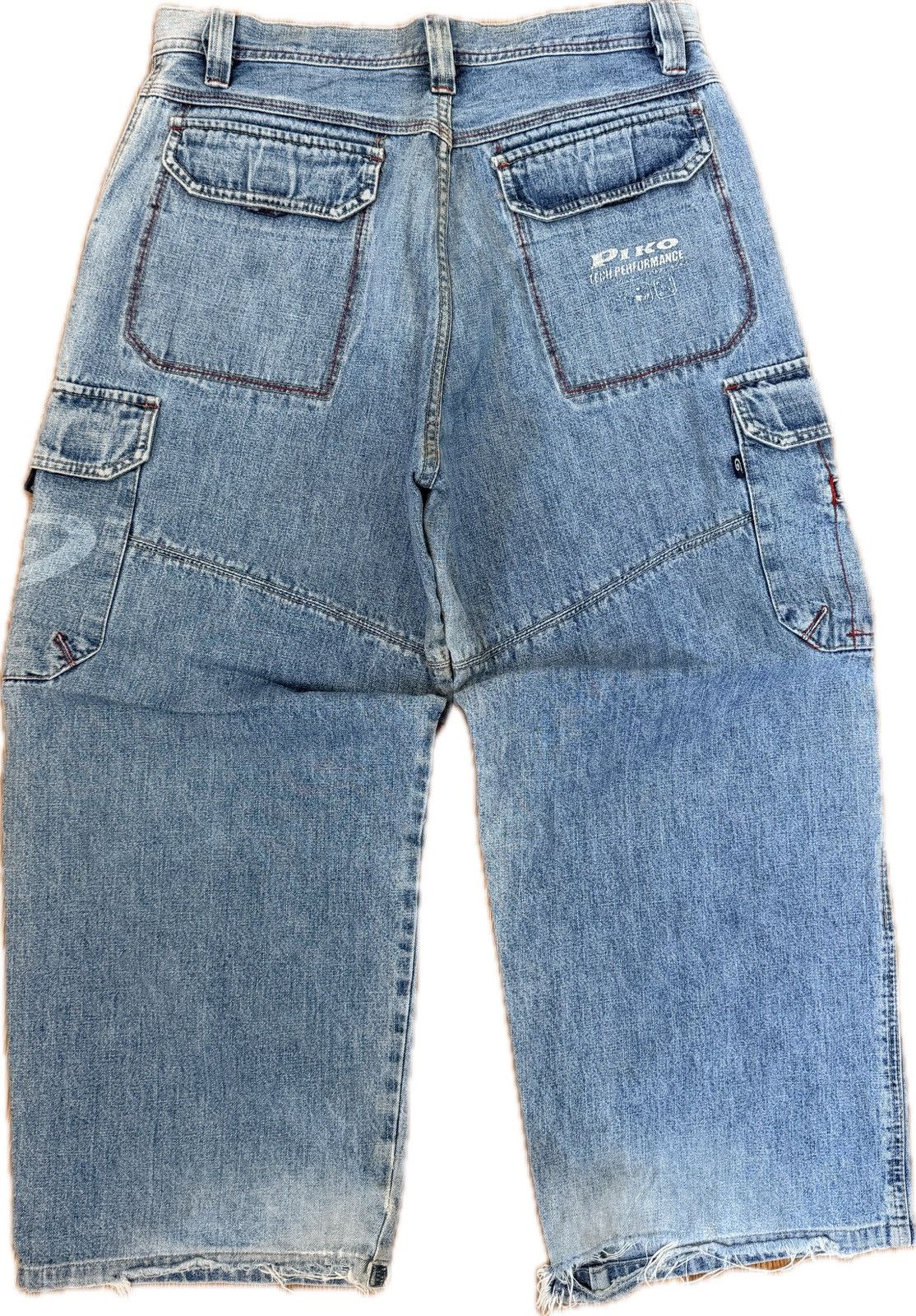 Other Piko Surfwear Skateboard Cargo Baggy Jeans Size US 33 - 2 Thumbnail