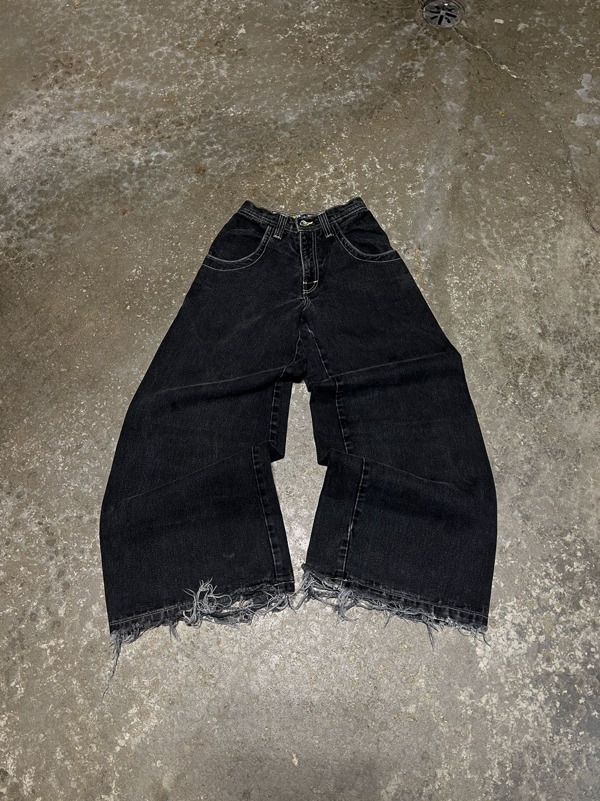 JNCO × Vintage CRAZY Vtg JNCO Props Baggy Skater Embroidered Rave Jeans Size 24" / US 00 / IT 34 - 2 Thumbnail