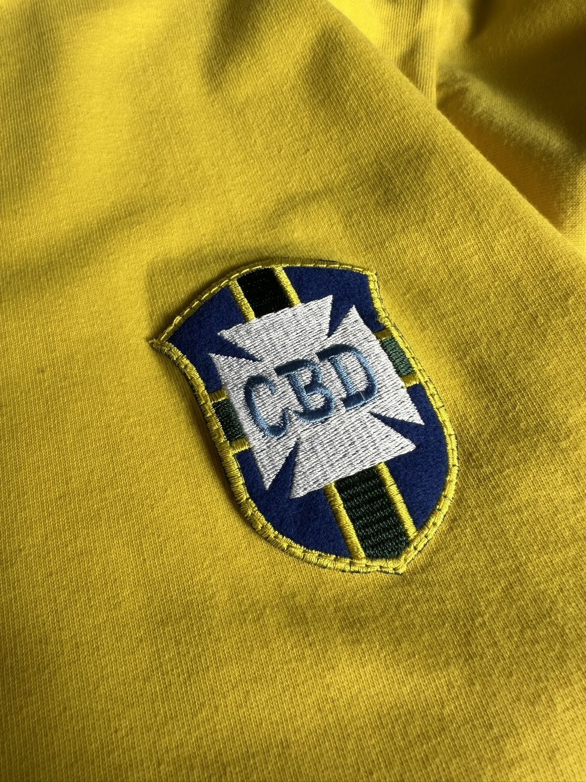 Toffs Retro BRAZIL World Cup 1970 Soccer Shirt TOFFS Size US L / EU 52-54 / 3 - 7 Thumbnail