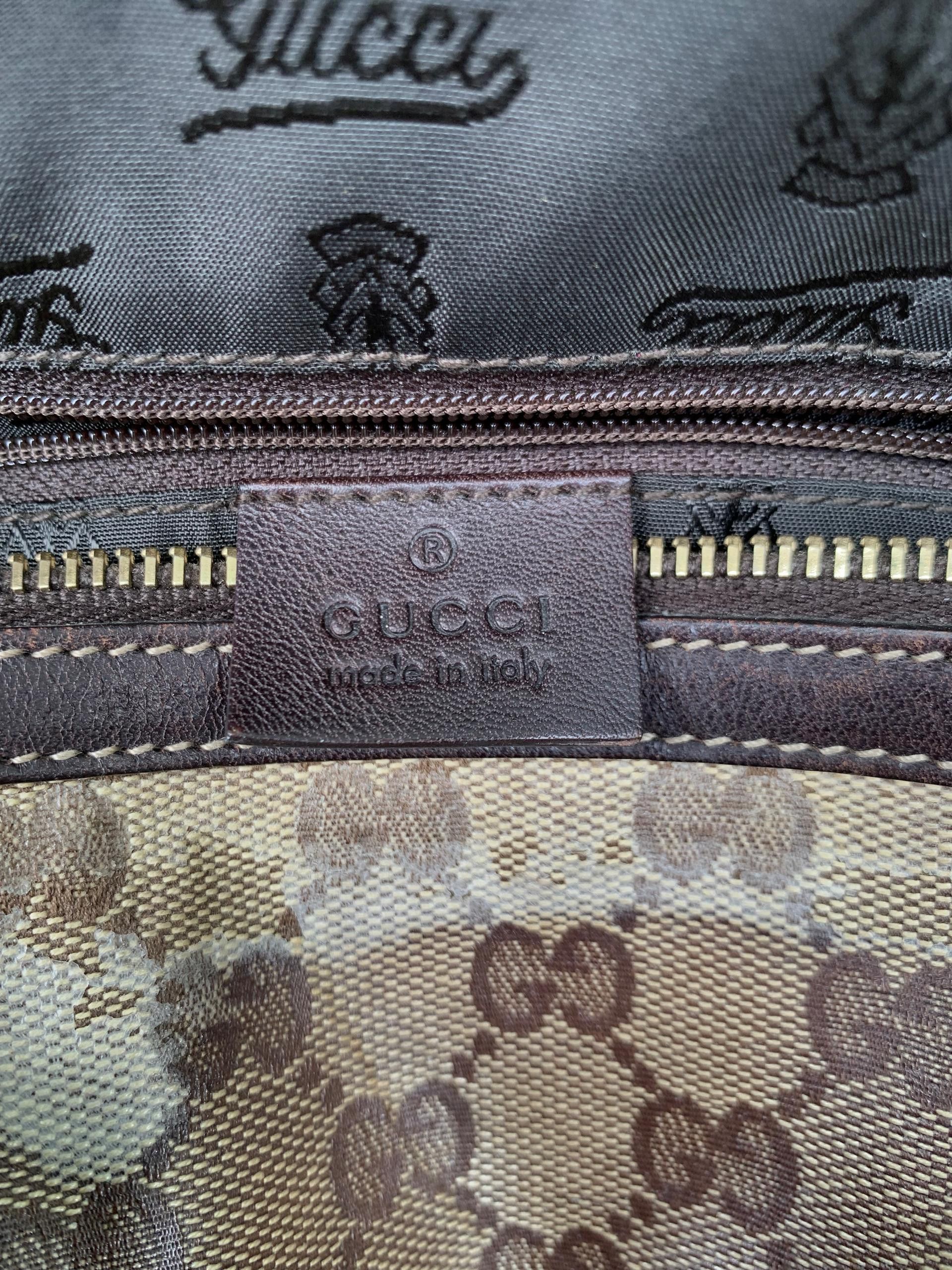 Gucci Gucci Crystal Monogram Duchessa Medium Boston Satchel Bag Size ONE SIZE - 7 Thumbnail