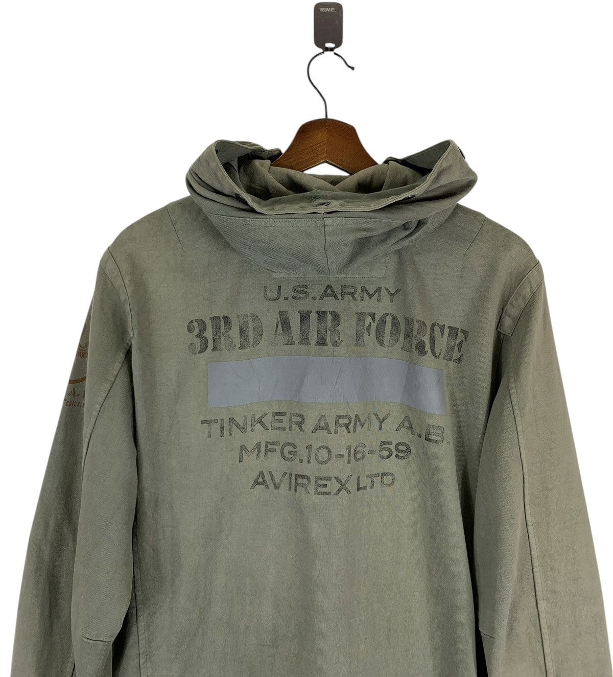 Avirex VINTAGE AVIREX COTTON HOODIE SWEATER Size US L / EU 52-54 / 3 - 7 Thumbnail