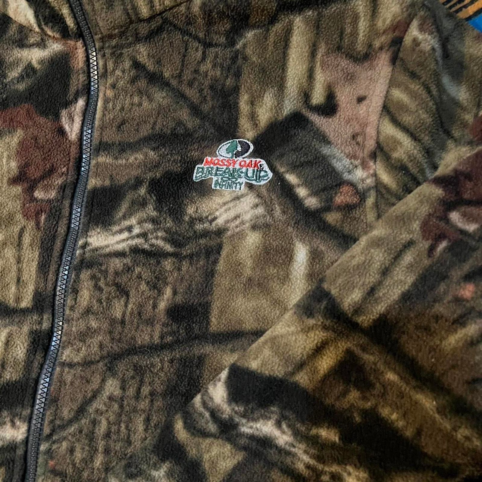 Carhartt × Mossy Oaks × Realtree Mens xl mossy oak camo zip up jacket fleece realtree baggy Size US XL / EU 56 / 4 - 3 Thumbnail