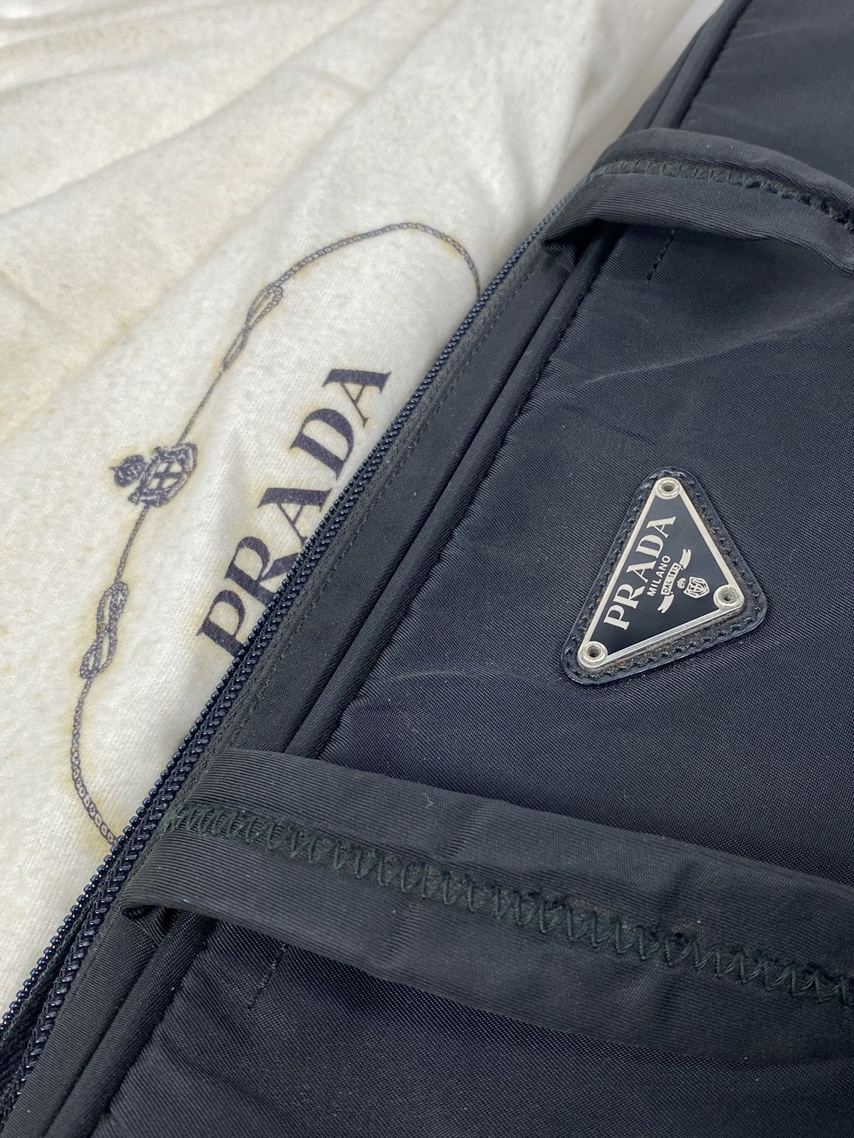 Prada Prada Tessuto Nero Nylon Shoulder Bag Size ONE SIZE - 3 Thumbnail