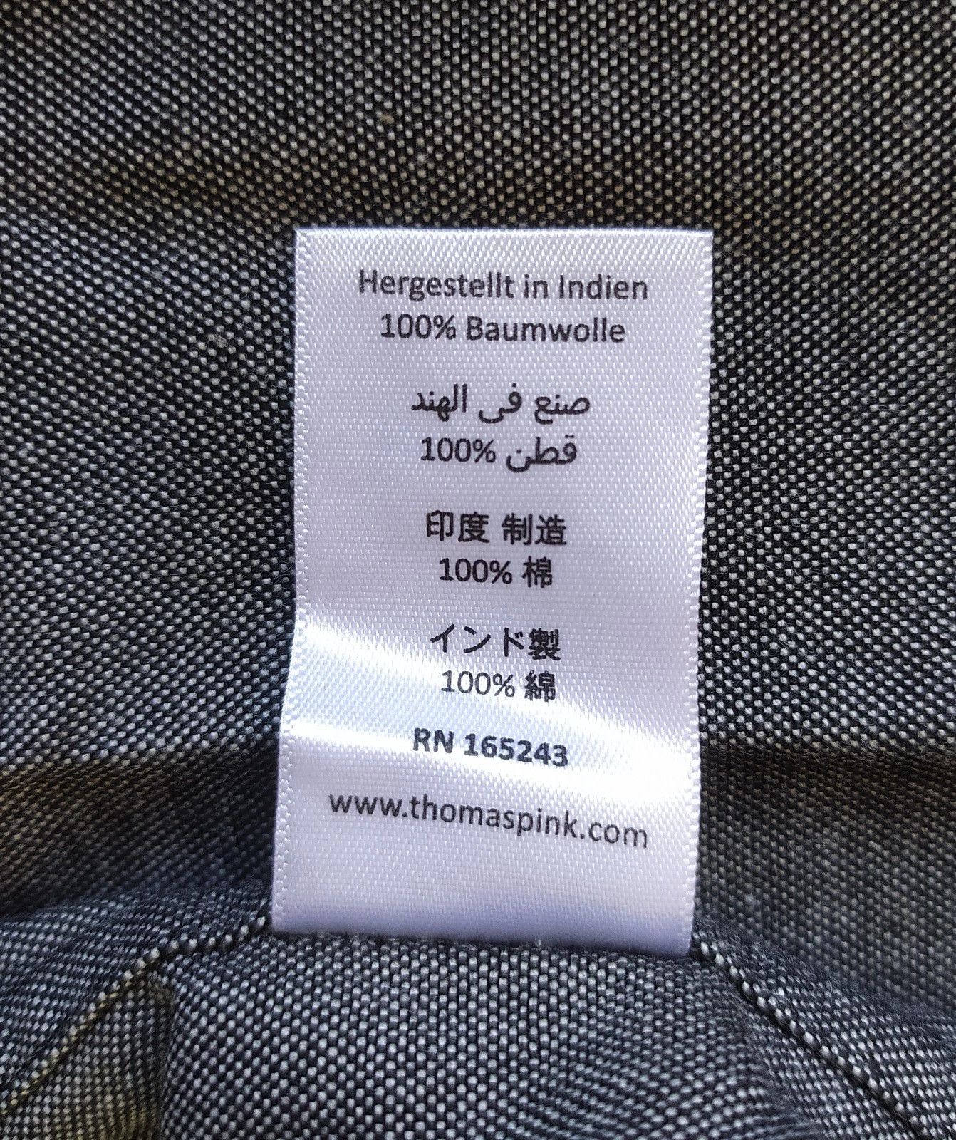 Thomas Pink Thomas Pink Loose Fit Chambray Denim Utility Shirt T 125 Size US XL / EU 56 / 4 - 4 Thumbnail