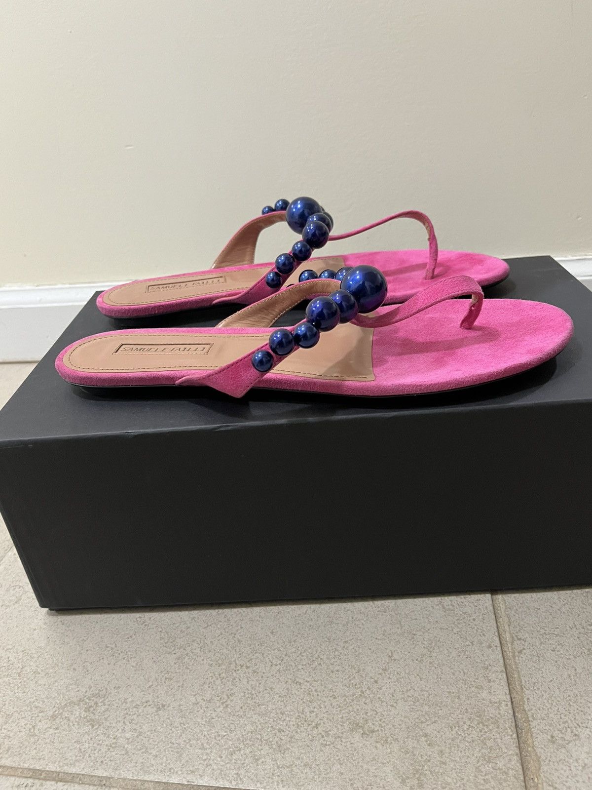Other Samuele Failli Bead Sandals Sz 40(10us) Size US 10 / IT 40 - 12 Thumbnail
