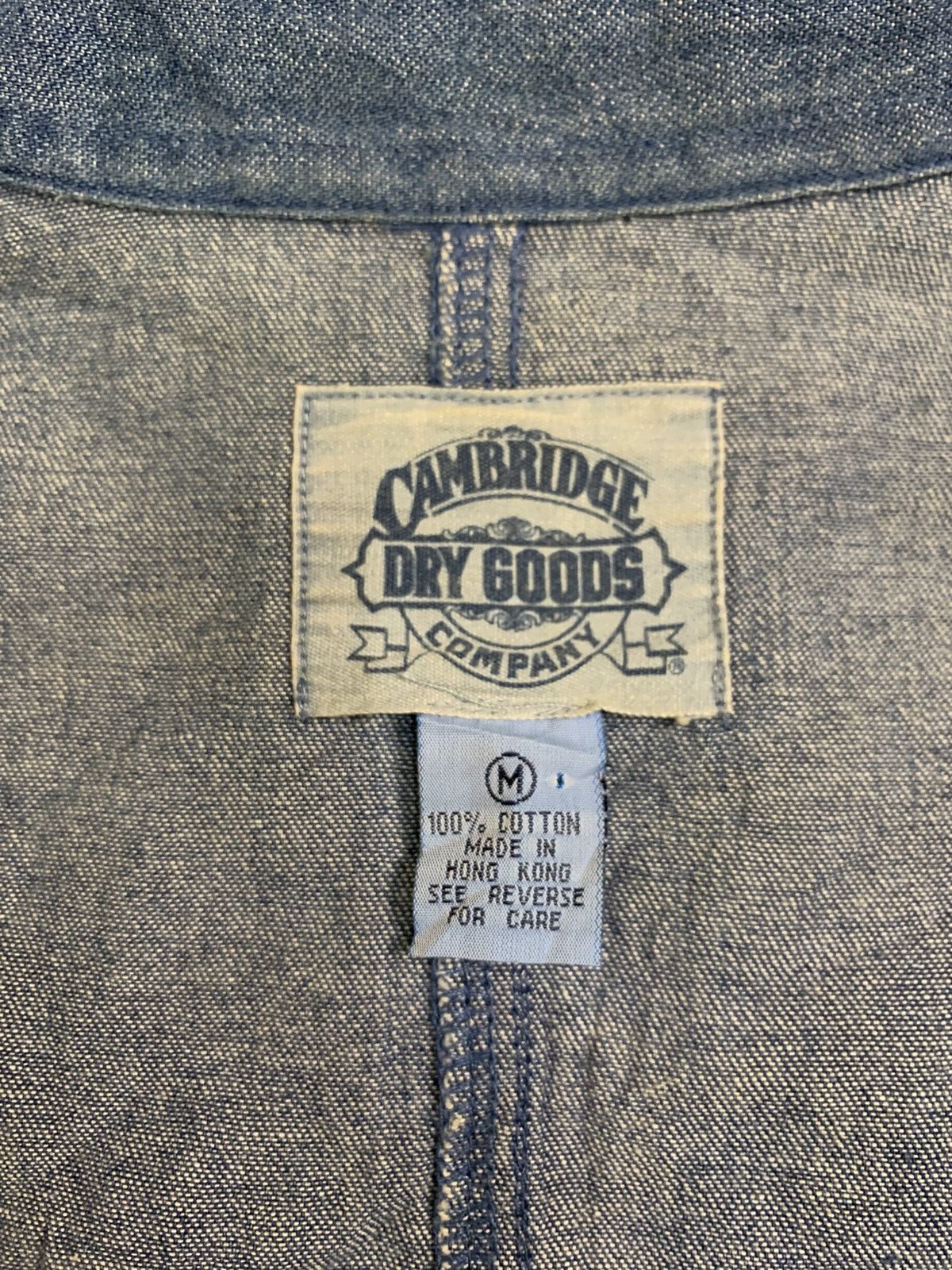 Cambridge Satchel Company Rare Design Cambridge Dry Goods Company Denim Western Shirt Size M / US 6-8 / IT 42-44 - 4 Thumbnail