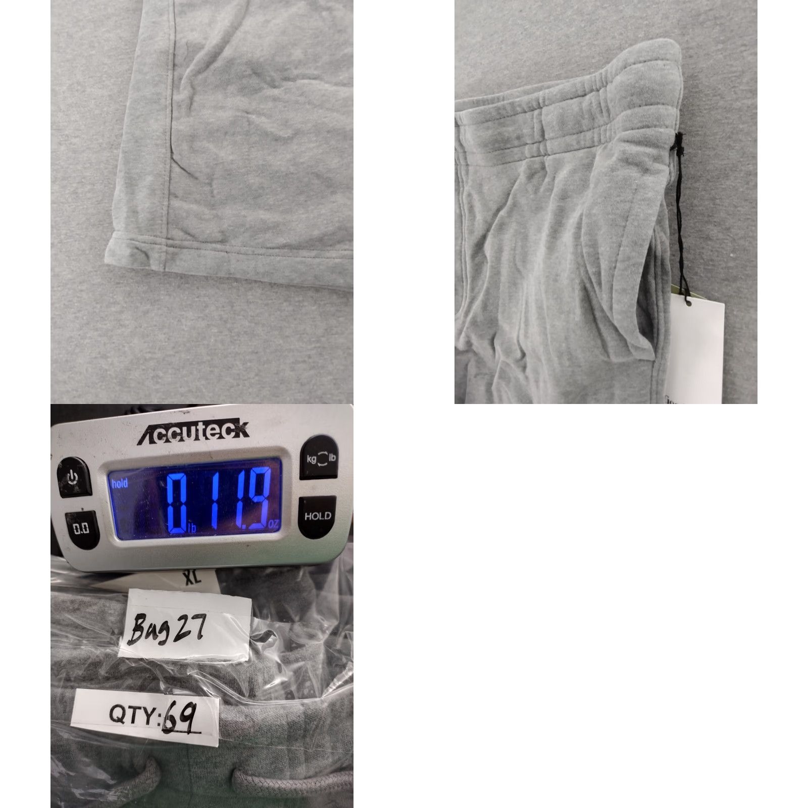 Vintage Goodfellow & Co. Men's Relaxed SweatShorts Knit Shorts Gray XL Casual Shorts Including Pockets / Drawstring - Cotton Polyester Size US 36 / EU 52 - 8 Thumbnail