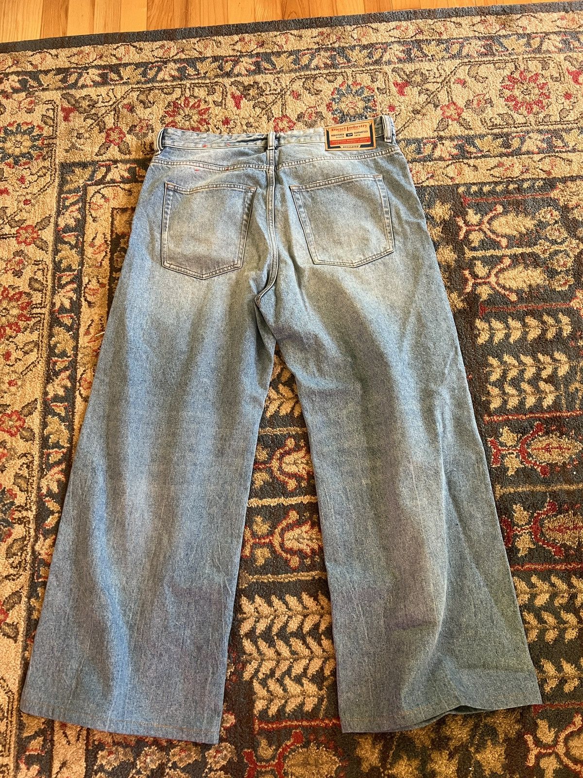 Diesel LOWEST PRICE Diesel Wide Leg "Straight" Jeans Size US 32 / EU 48 - 2 Thumbnail