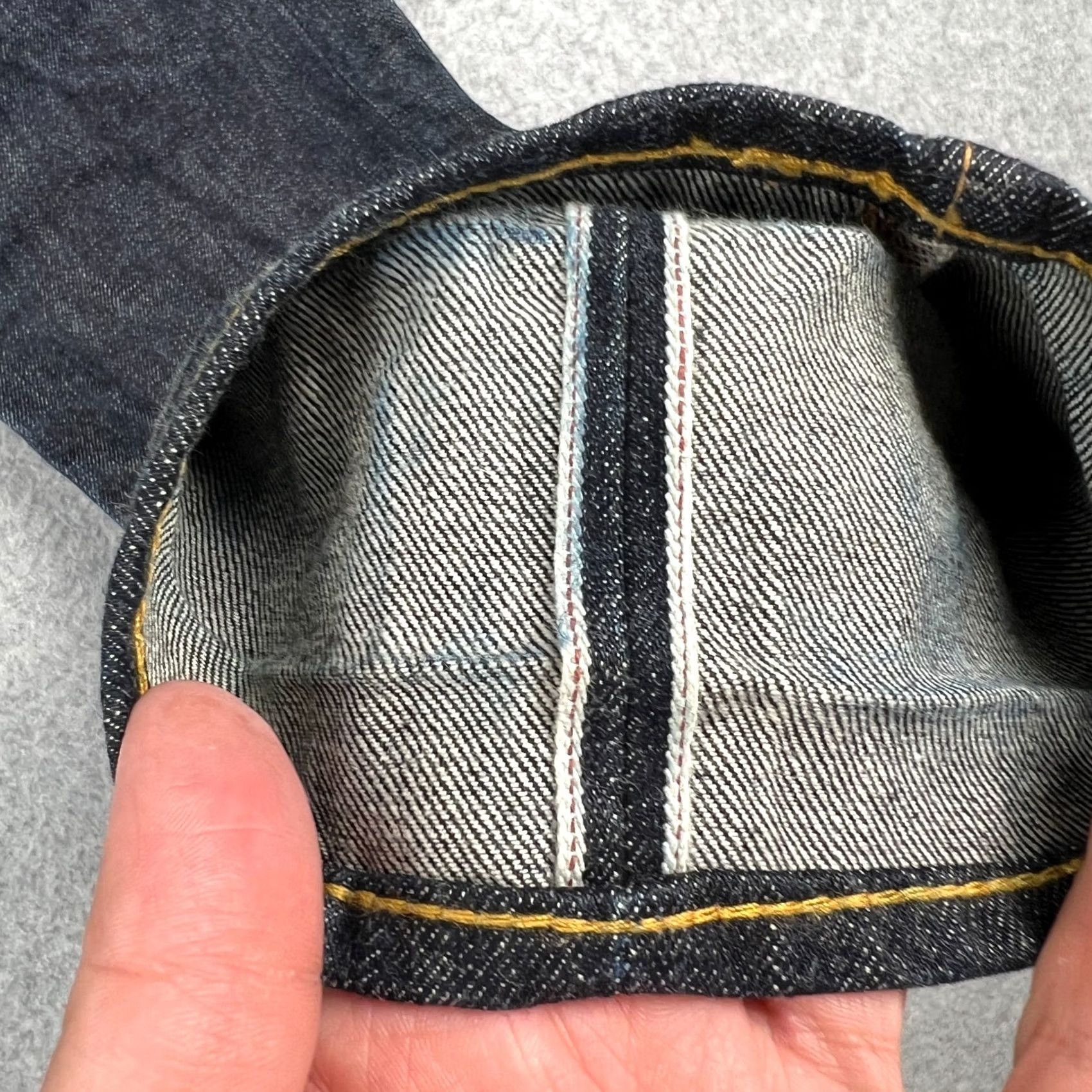 Doublet RRL Double RL Slim Fit Japan Selvedge Denim Jeans 29x34 Mens Blue USA Made Jeans Size US 29 - 3 Thumbnail
