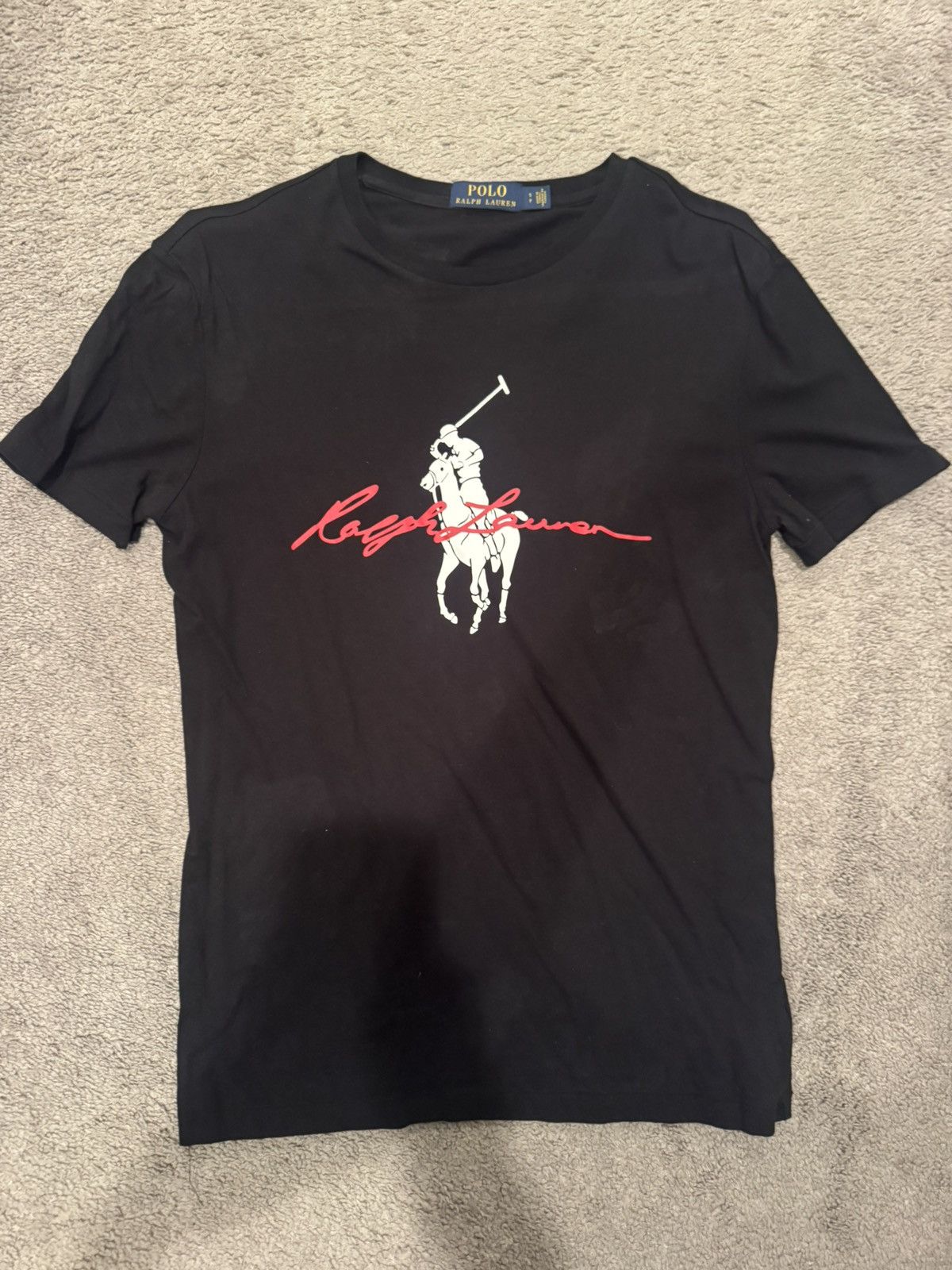 Polo Ralph Lauren Polo script t shit Size US S / EU 44-46 / 1 - 1 Thumbnail