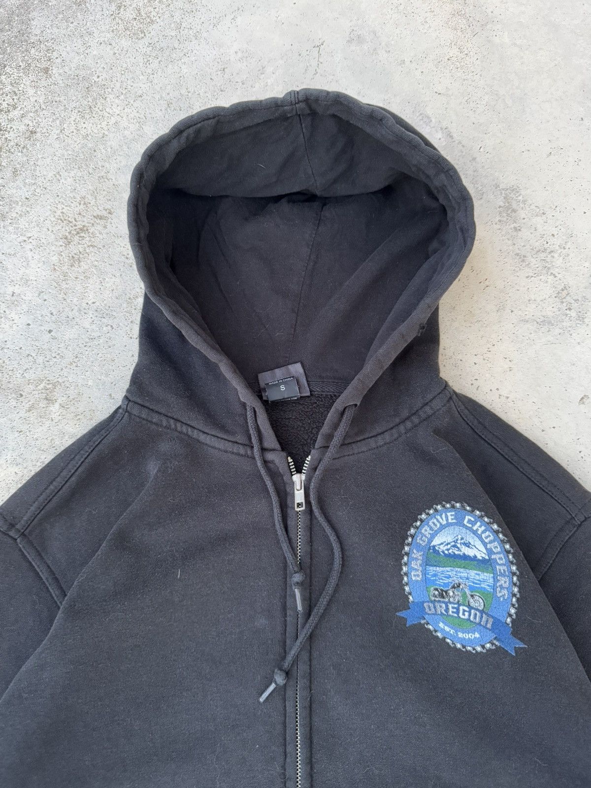 Harley Davidson Distressed Vintage Harley Davidson Styled Flames Fire Hoodie Size US S / EU 44-46 / 1 - 5 Thumbnail