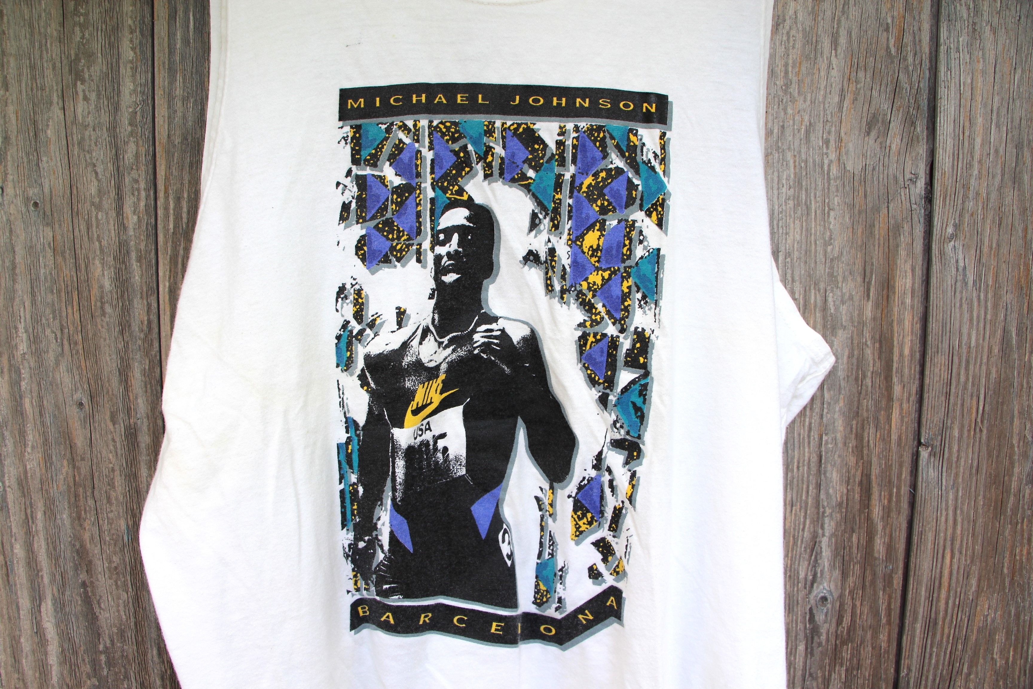 Nike × USA Olympics 1992 Summer Olympics Nike Michael Johnson Tank Top L Size US L / EU 52-54 / 3 - 3 Thumbnail