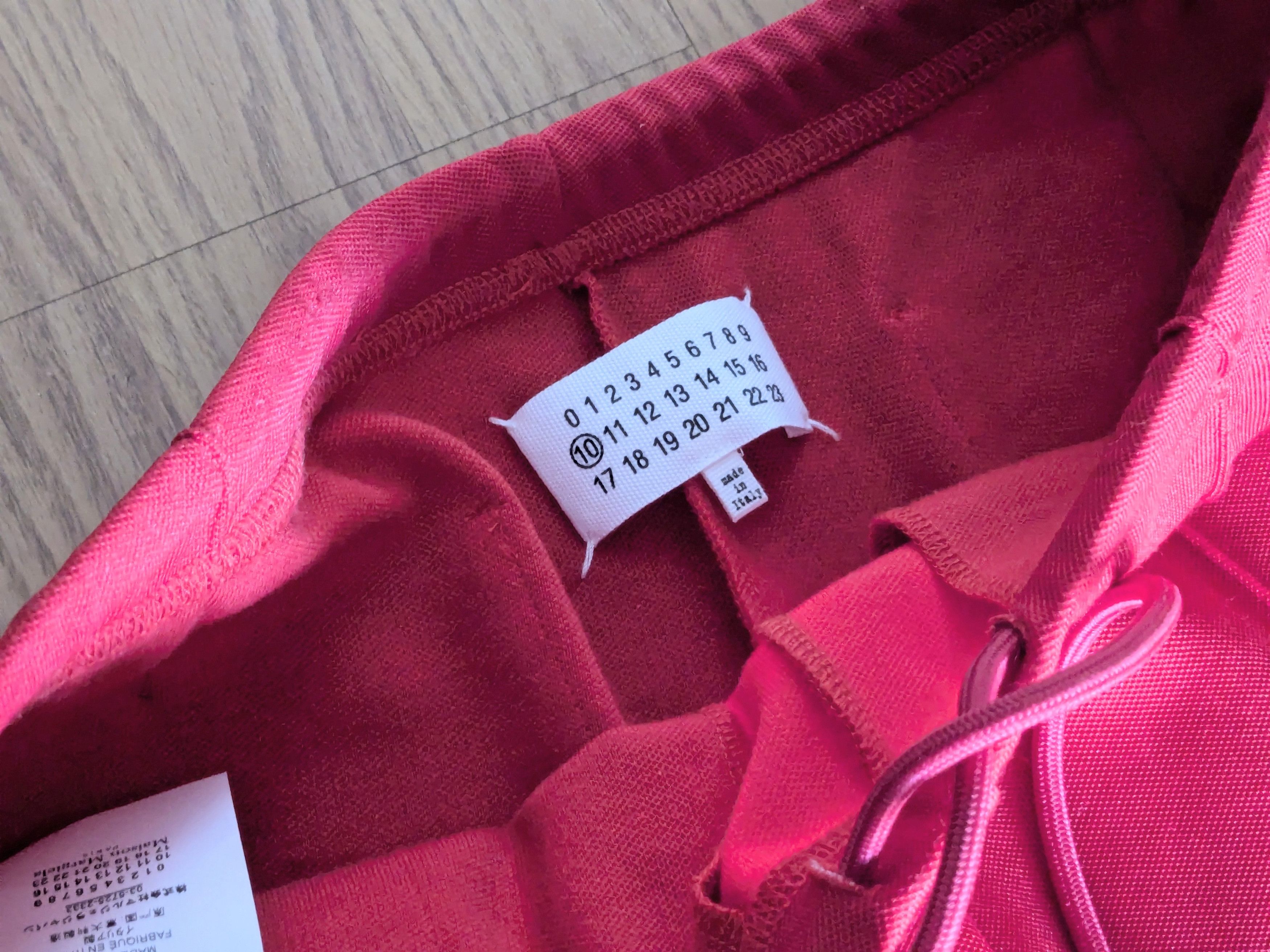 Maison Margiela Maison Margiela Track Pants Red Black Pleated 46 Straight Size US 30 / EU 46 - 3 Thumbnail