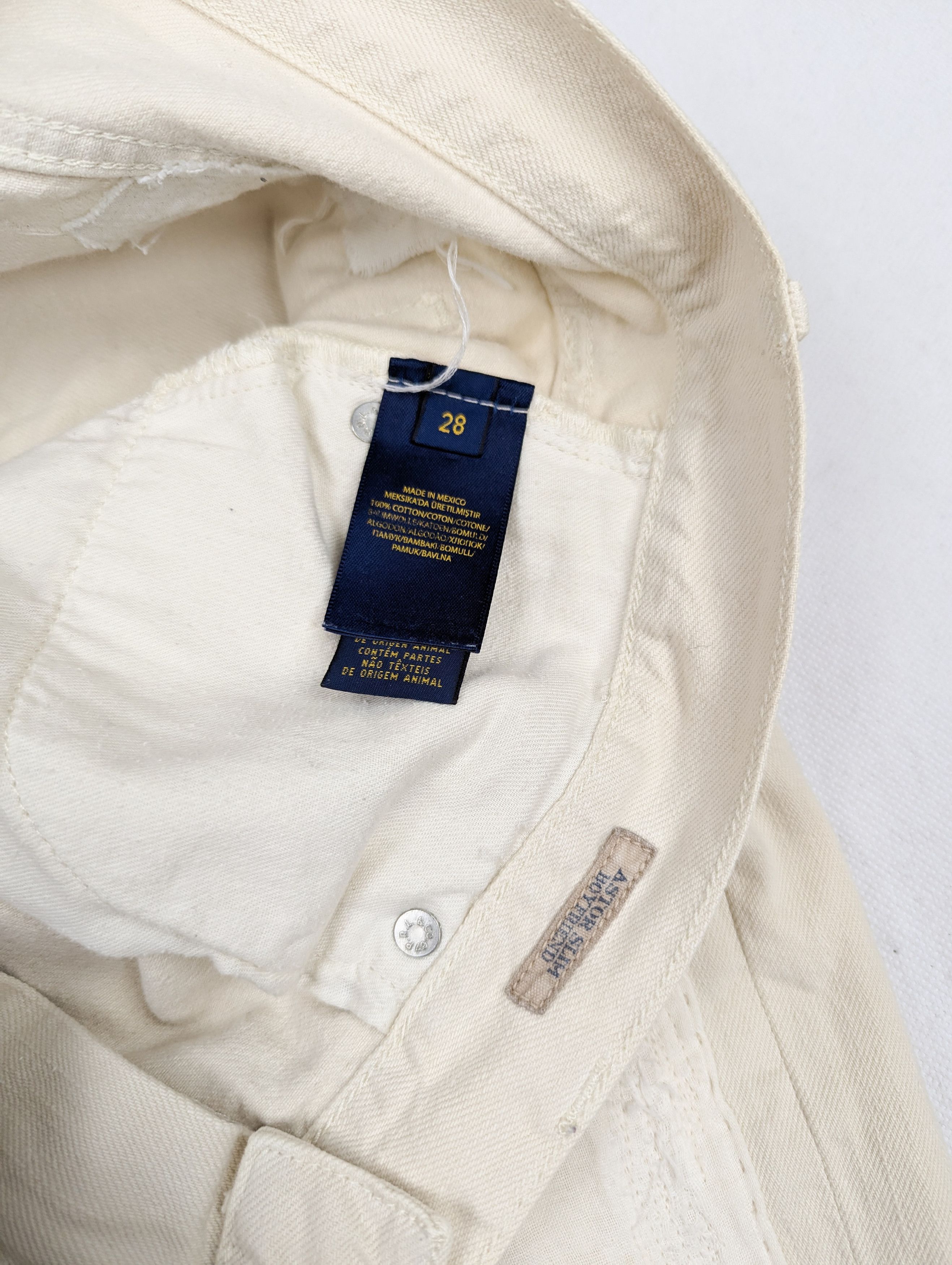 Polo Ralph Lauren Polo Ralph Lauren beige patchwork denim jeans M 30 Size US 30 / EU 46 - 4 Thumbnail
