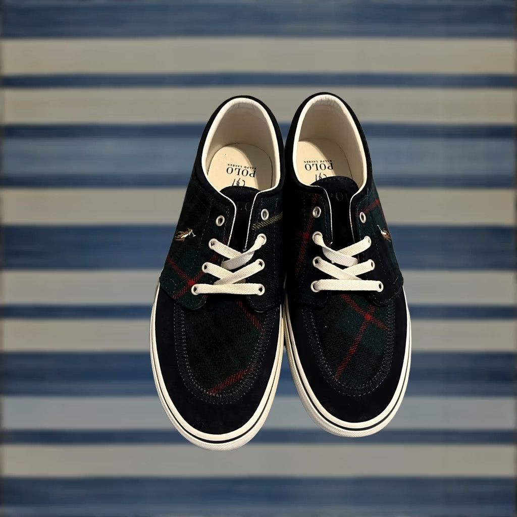 Polo Ralph Lauren Polo Ralph Lauren Faxon X Plaid Leather Pony Shoes Mens Size 10 US Sneaker Multicolor Leather & Textile Plaid New Size US M / EU 48-50 / 2 - 1 Thumbnail