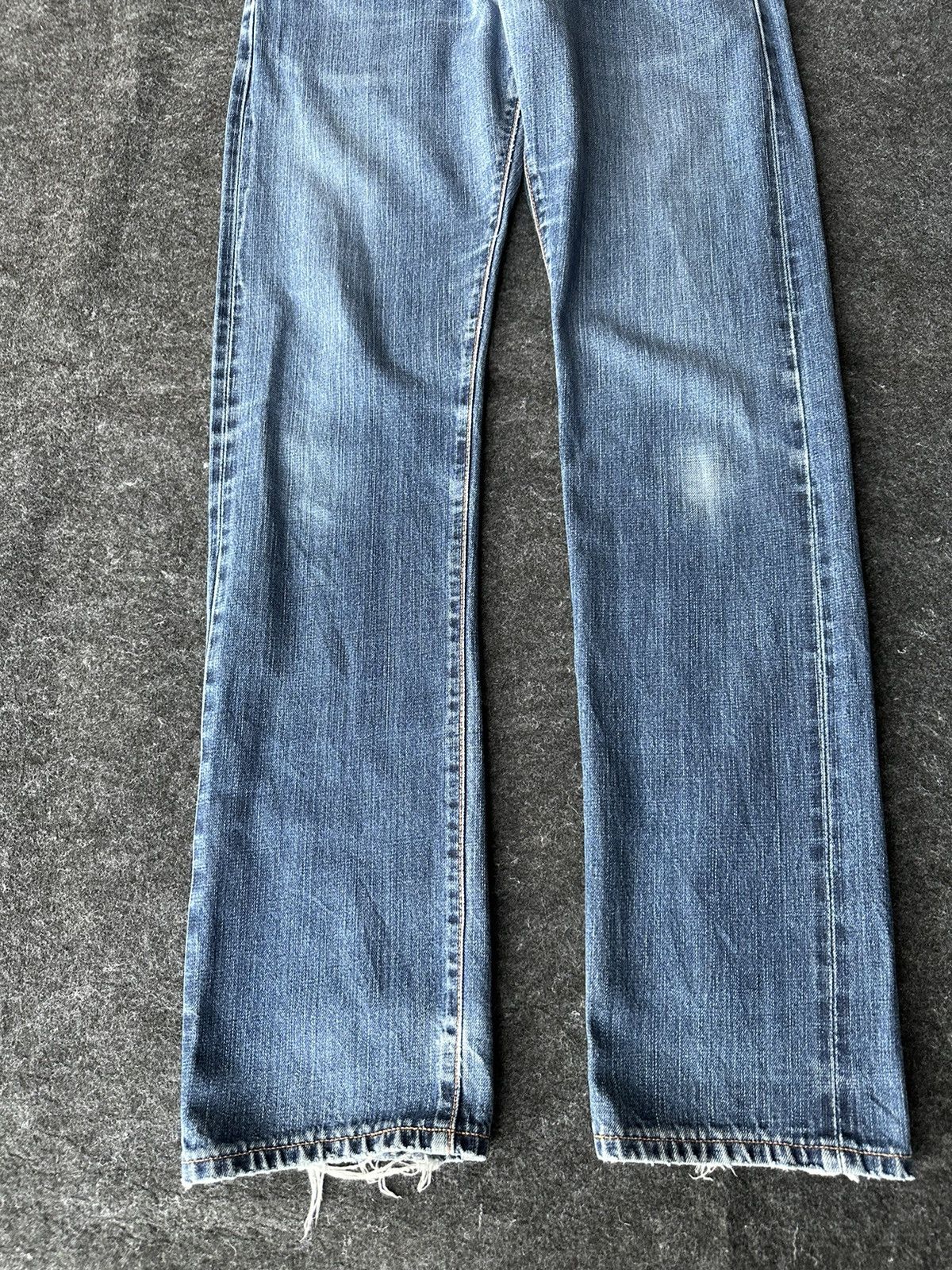 Edwin Vtg Edwin 505zxx Selvedge Redline Faded Denim W31 D411 Size US 31 - 3 Thumbnail