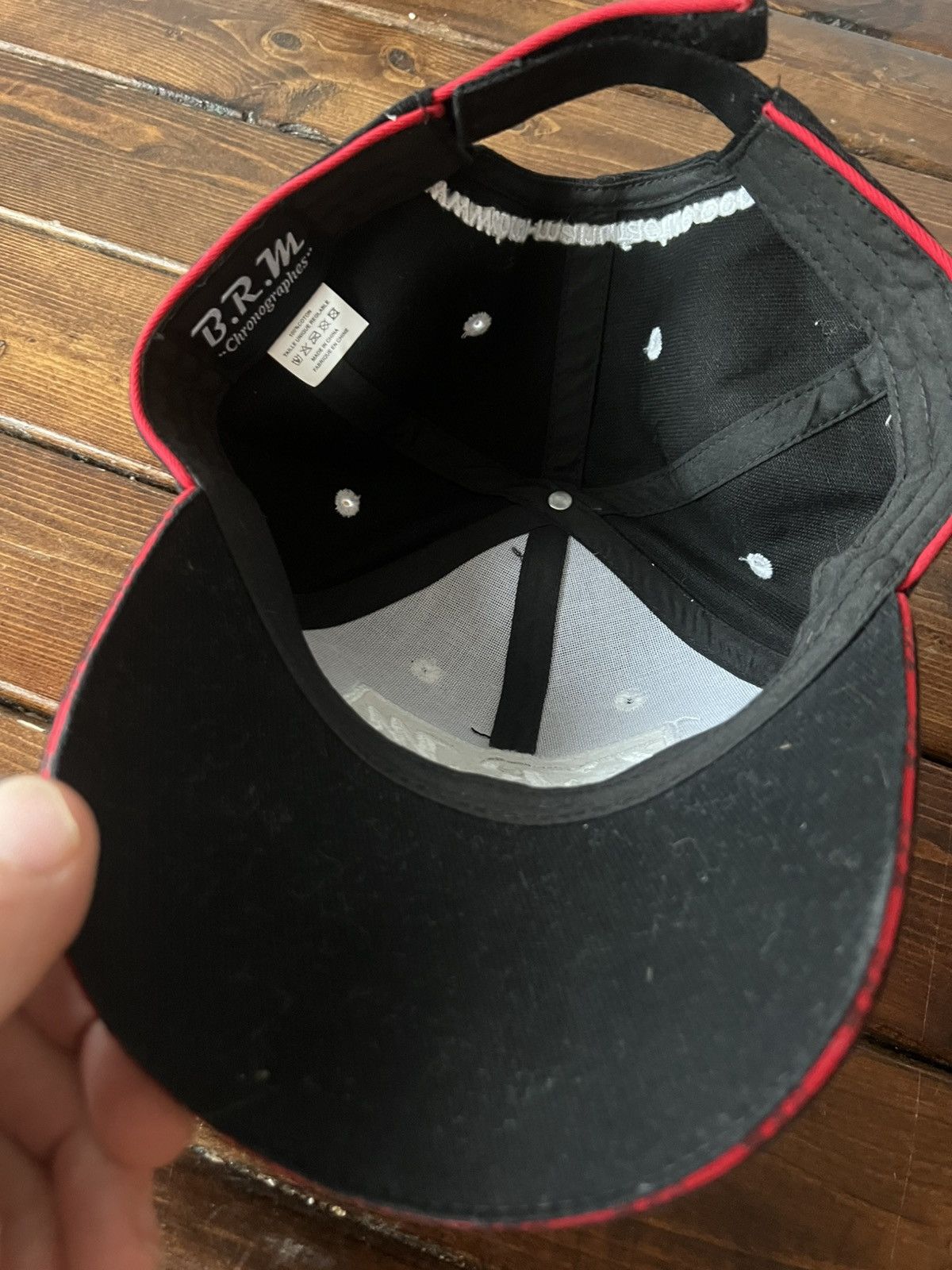 Formula 1 B.R.M Chronographes Black and White Cap Size ONE SIZE - 5 Thumbnail
