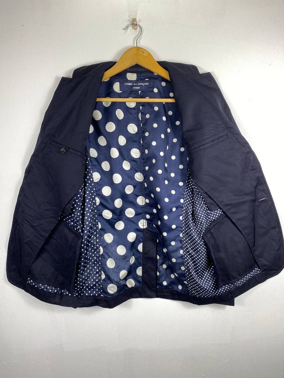 Comme des Garcons comme des garcons ad-2015 light jacket polkadot lining Size US XS / EU 42 / 0 - 5 Thumbnail