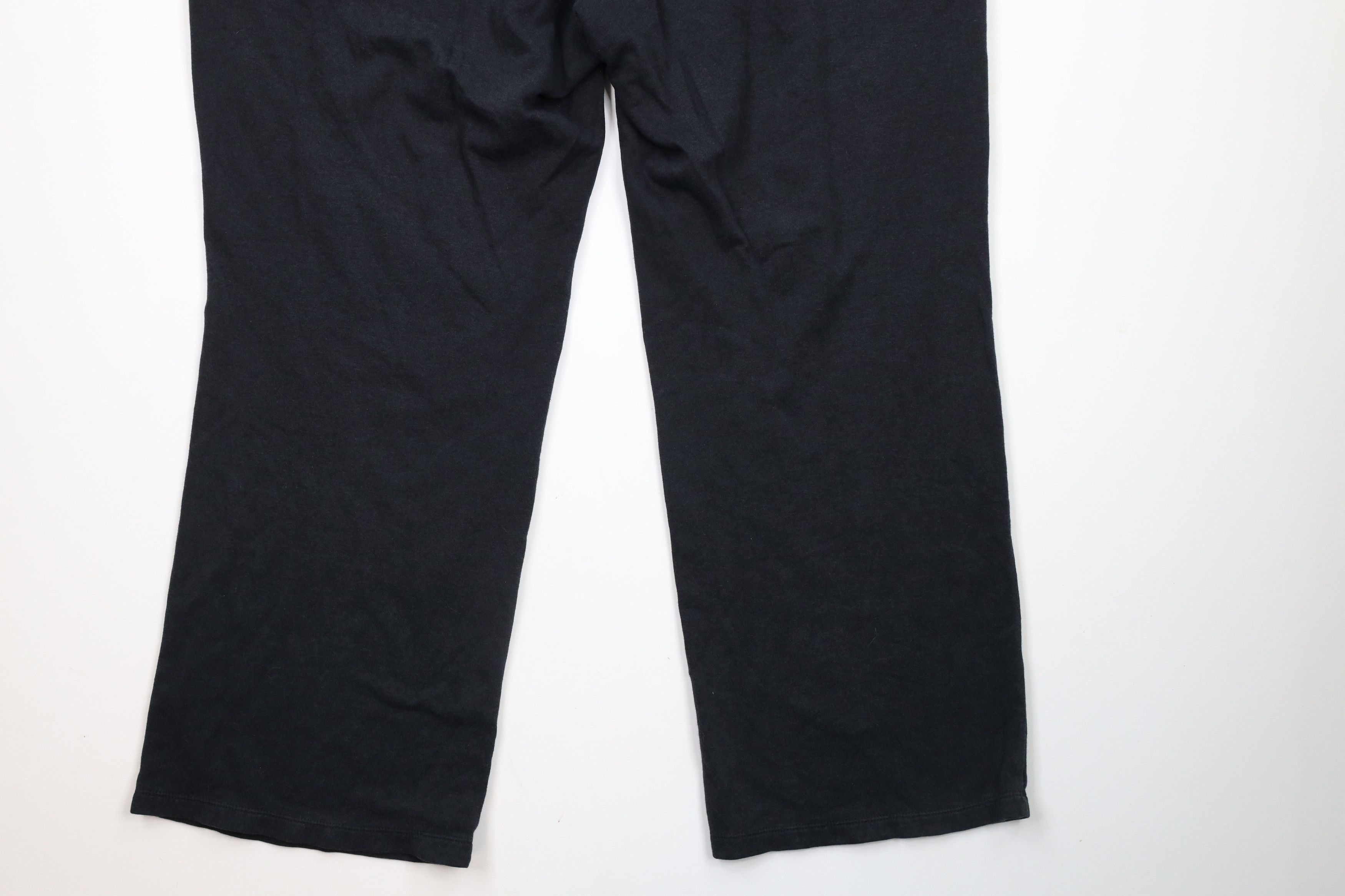 Nike × Vintage Vintage Nike Scott Mini Swoosh Wide Leg Sweatpants Black Size US 40 / EU 56 - 12 Thumbnail