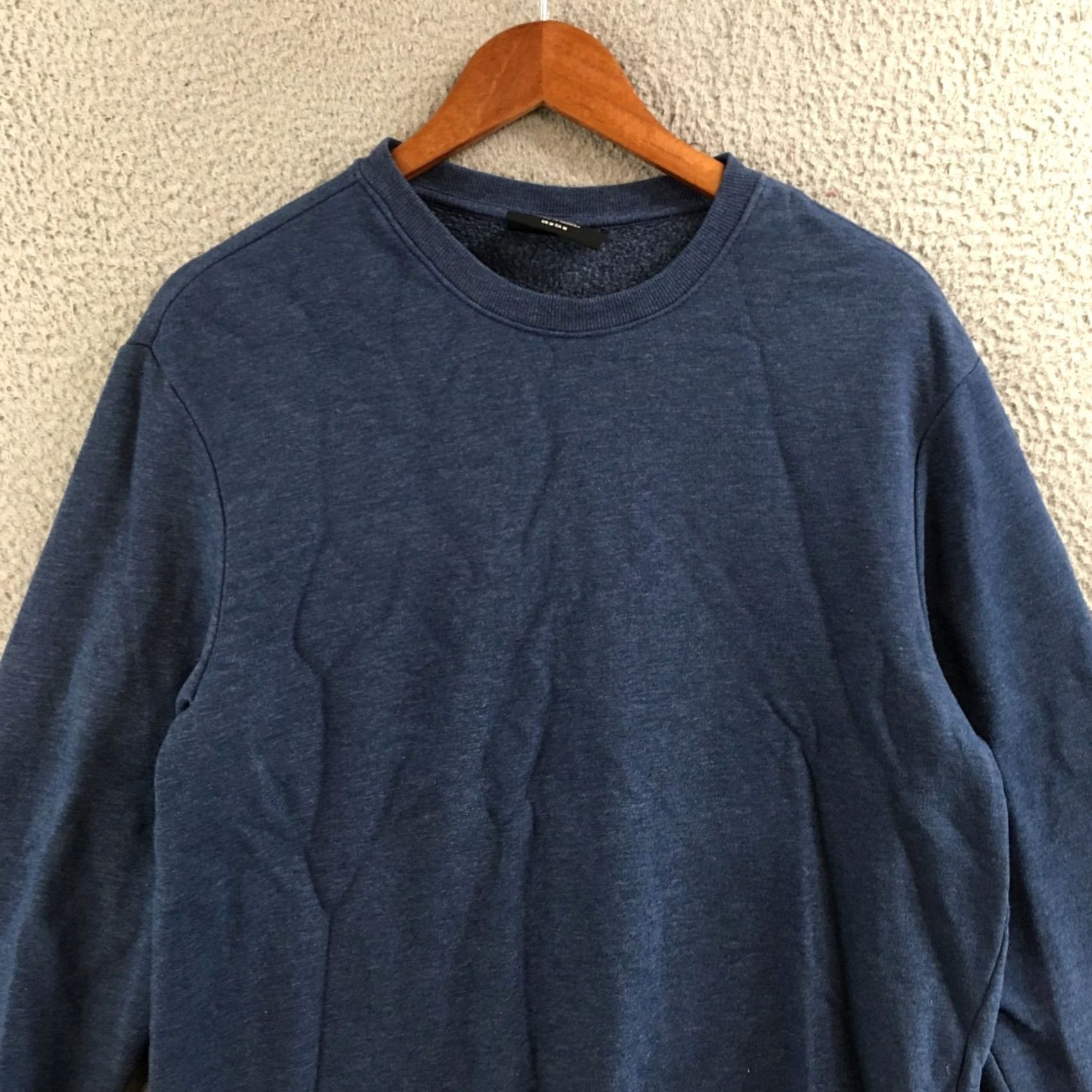 H&M H&M Relaxed Fit Sweatshirt Mens M Blue Long Sleeve Crew Neck Pullover Shirt Size US M / EU 48-50 / 2 - 2 Thumbnail