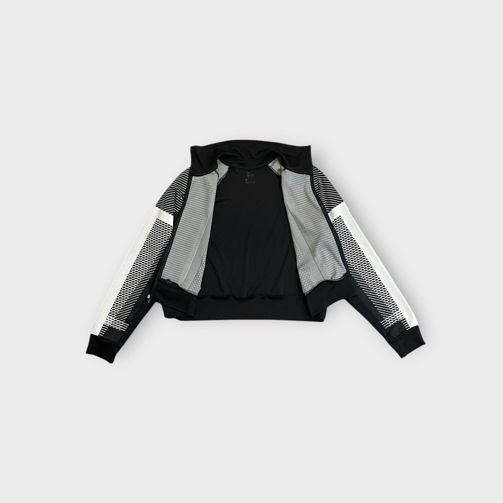 Nike Nike Pro Cropped Dri-FIT Track Jacket – Black | Size L Size L / US 10 / IT 46 - 3 Thumbnail