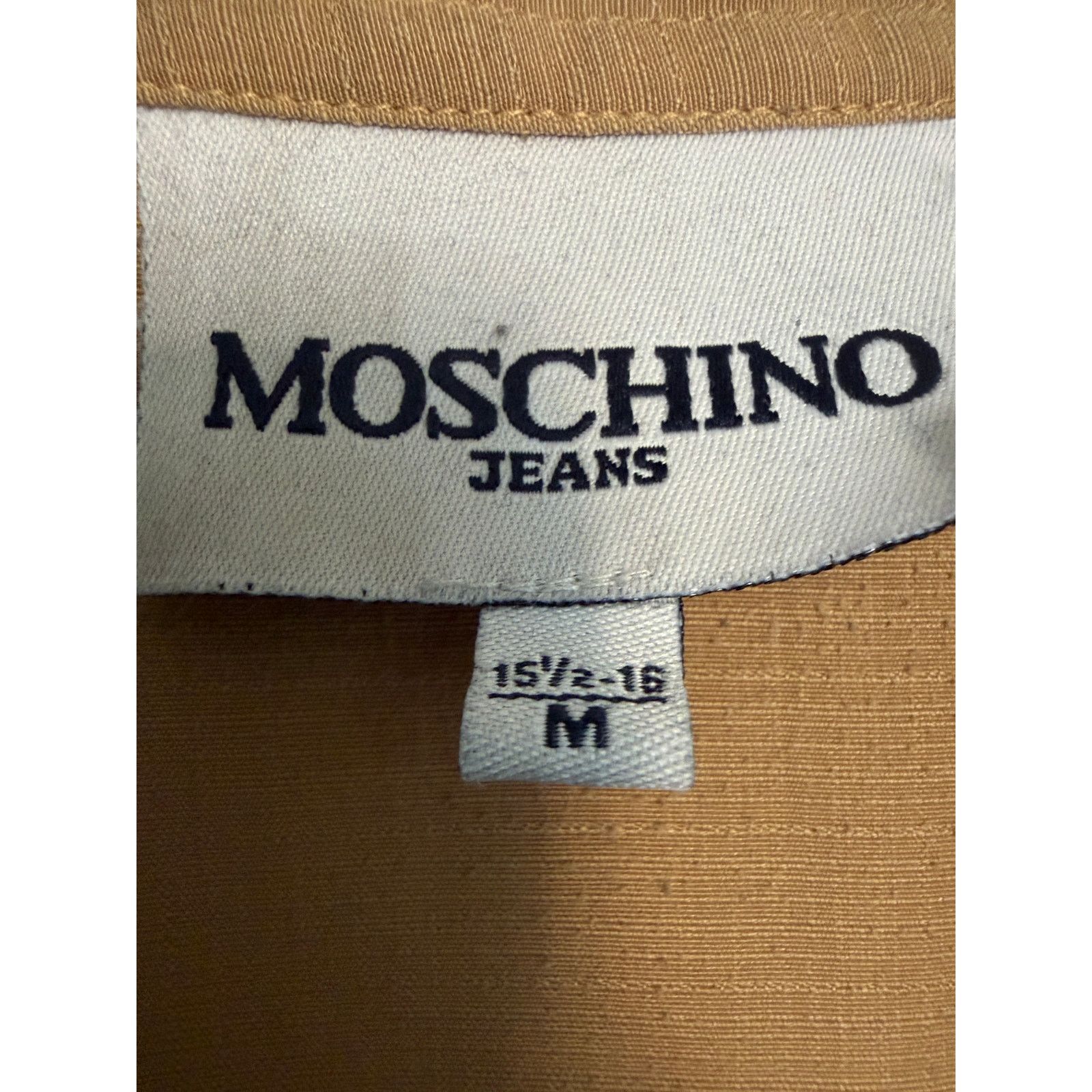 Moschino Vintage Moschino Jeans Brown Cotton Short Sleeves Shirt Size US M / EU 48-50 / 2 - 3 Thumbnail