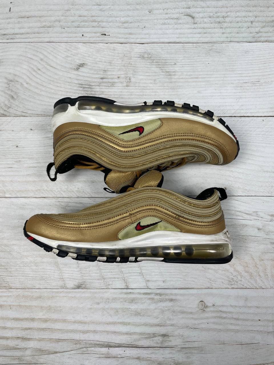 Nike Nike Air Max 97 OG Metallic Gold Sneakers Size US 9 / EU 42 - 3 Thumbnail