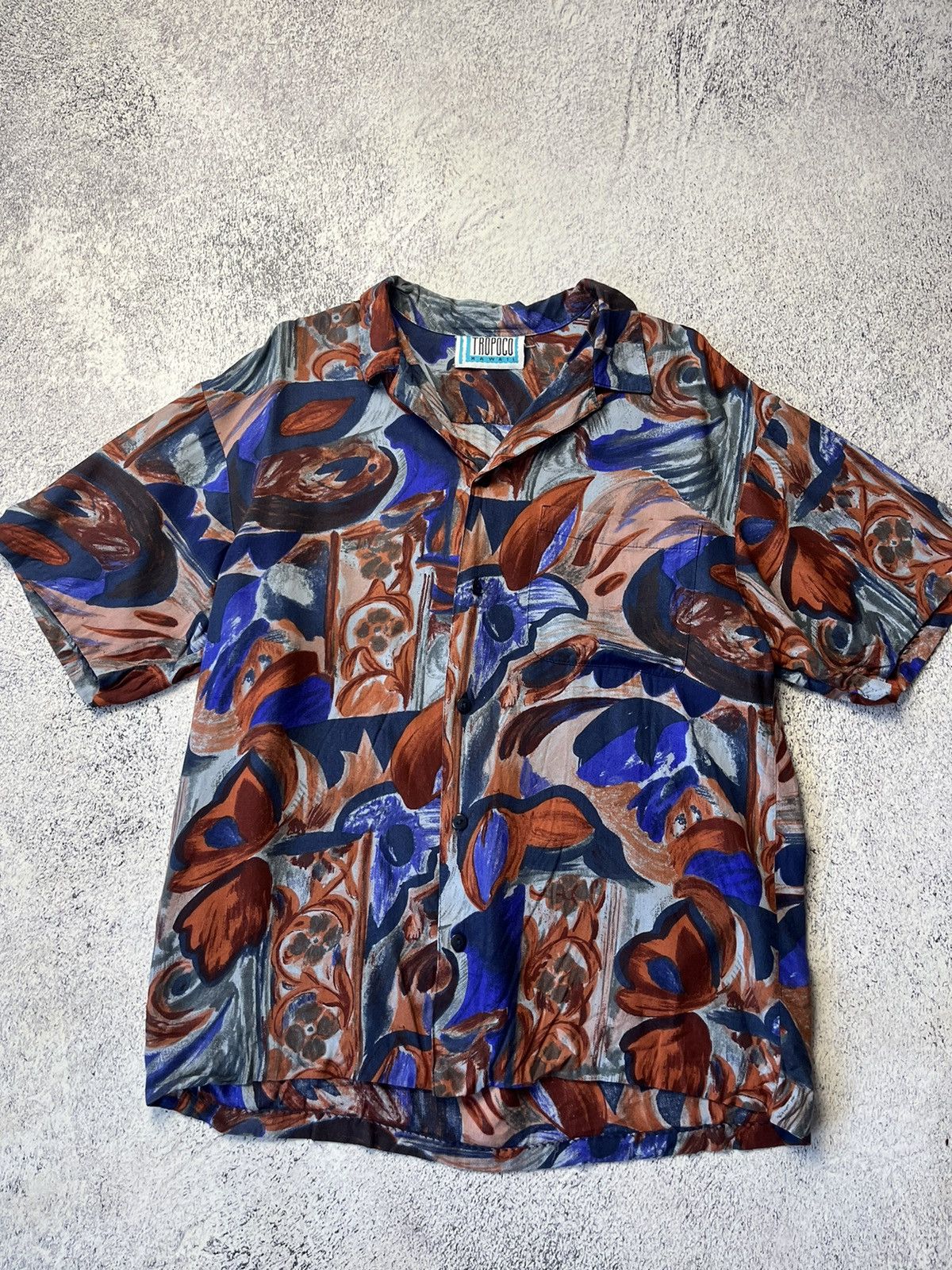 Vintage Vintage Hawaiian TROPOCO HAWAII Floral Shirt Size US S / EU 44-46 / 1 - 3 Thumbnail