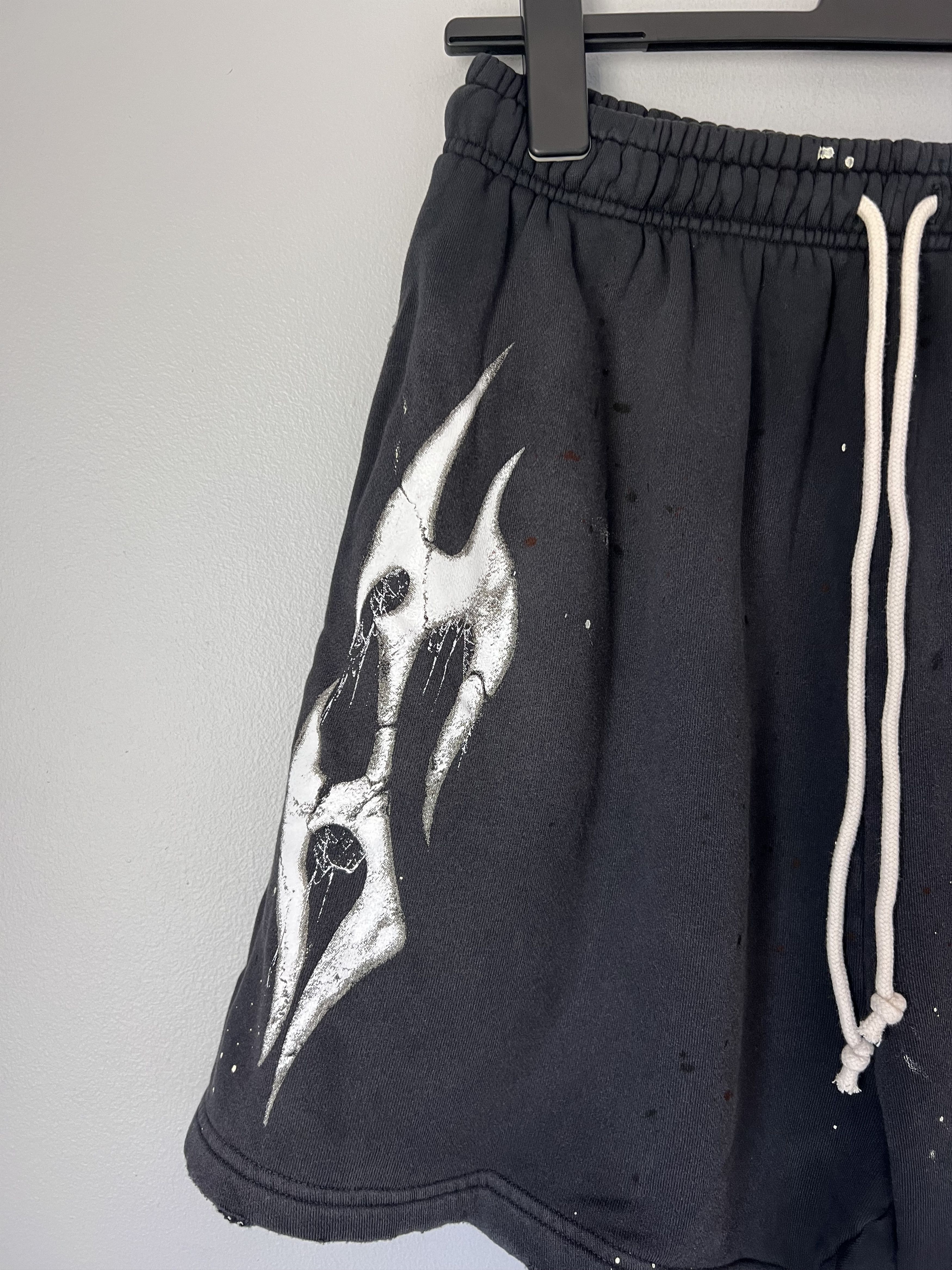 HELLSTAR Hellstar Spiderweb Sport Logo Shorts in Black Size US 36 / EU 52 - 3 Thumbnail