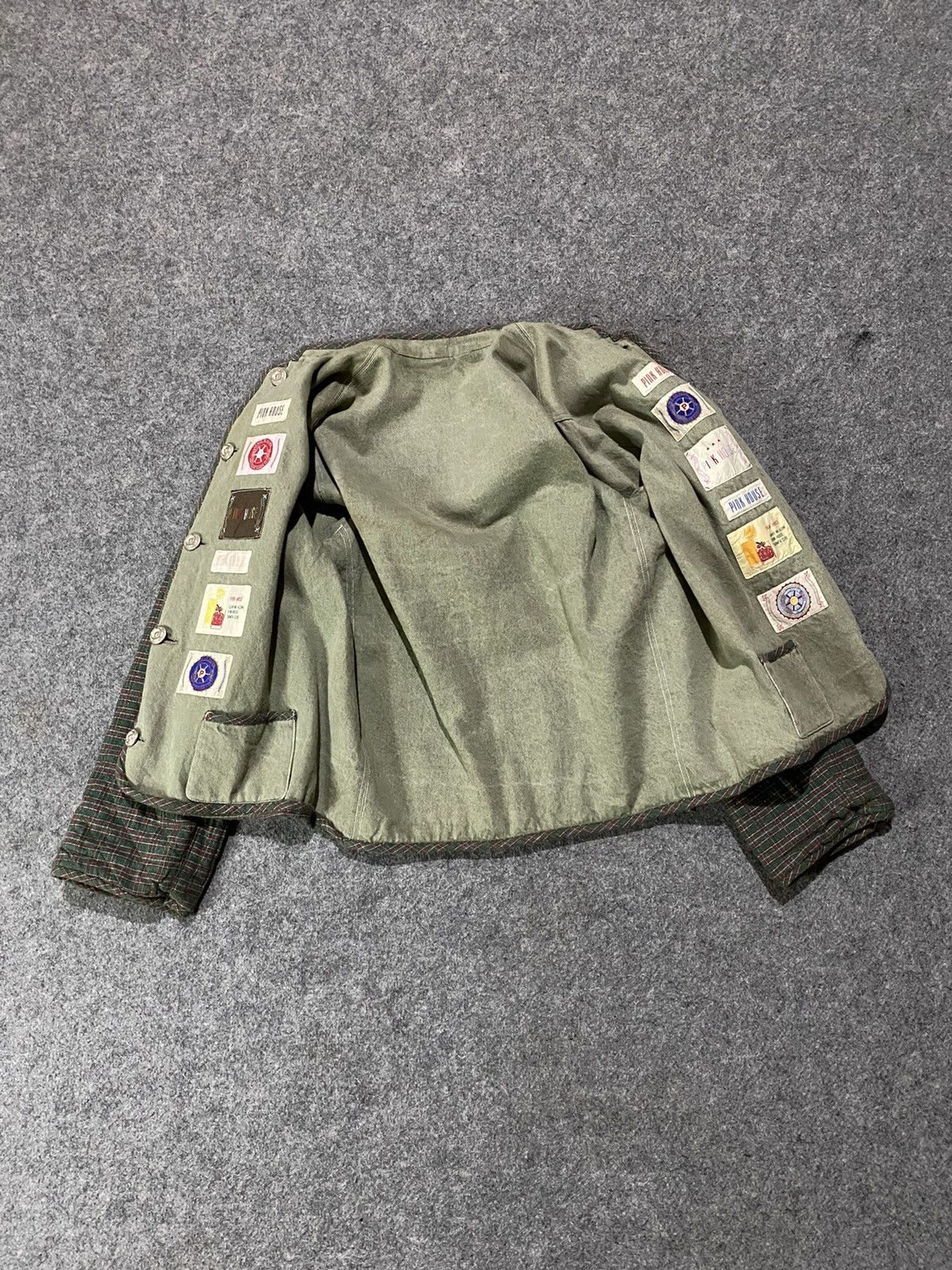 Japanese Brand × Pink House Vintage Pink House Patch Reversible Jacket Size US S / EU 44-46 / 1 - 14 Thumbnail