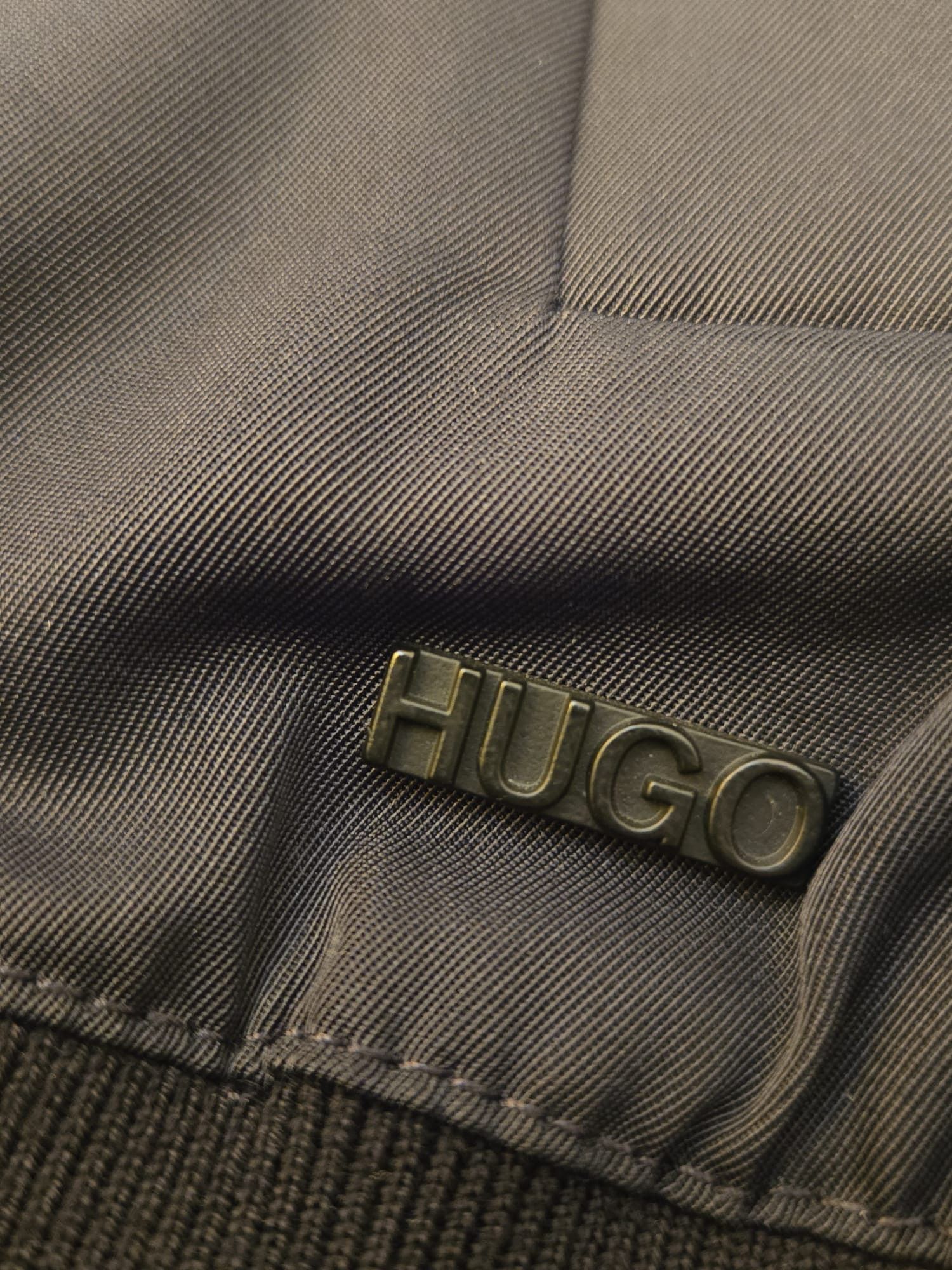 Hugo Boss HUGO BOSS Black Bomber Jacket Atomic Print & Metal Details Size US S / EU 44-46 / 1 - 5 Thumbnail