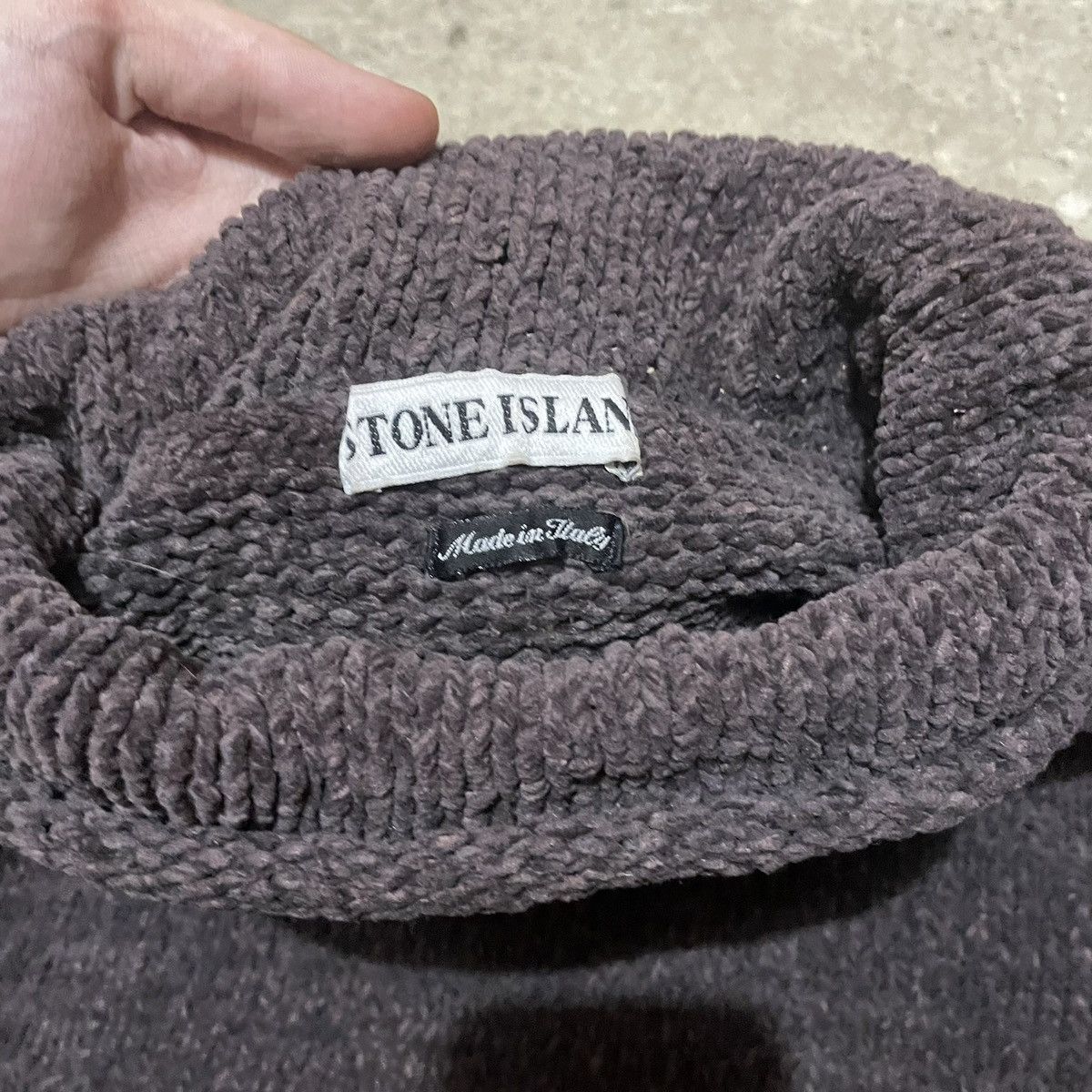 Stone Island × Vintage Vintage Stone island sweater crewneck 90s 80s Size US M / EU 48-50 / 2 - 3 Thumbnail