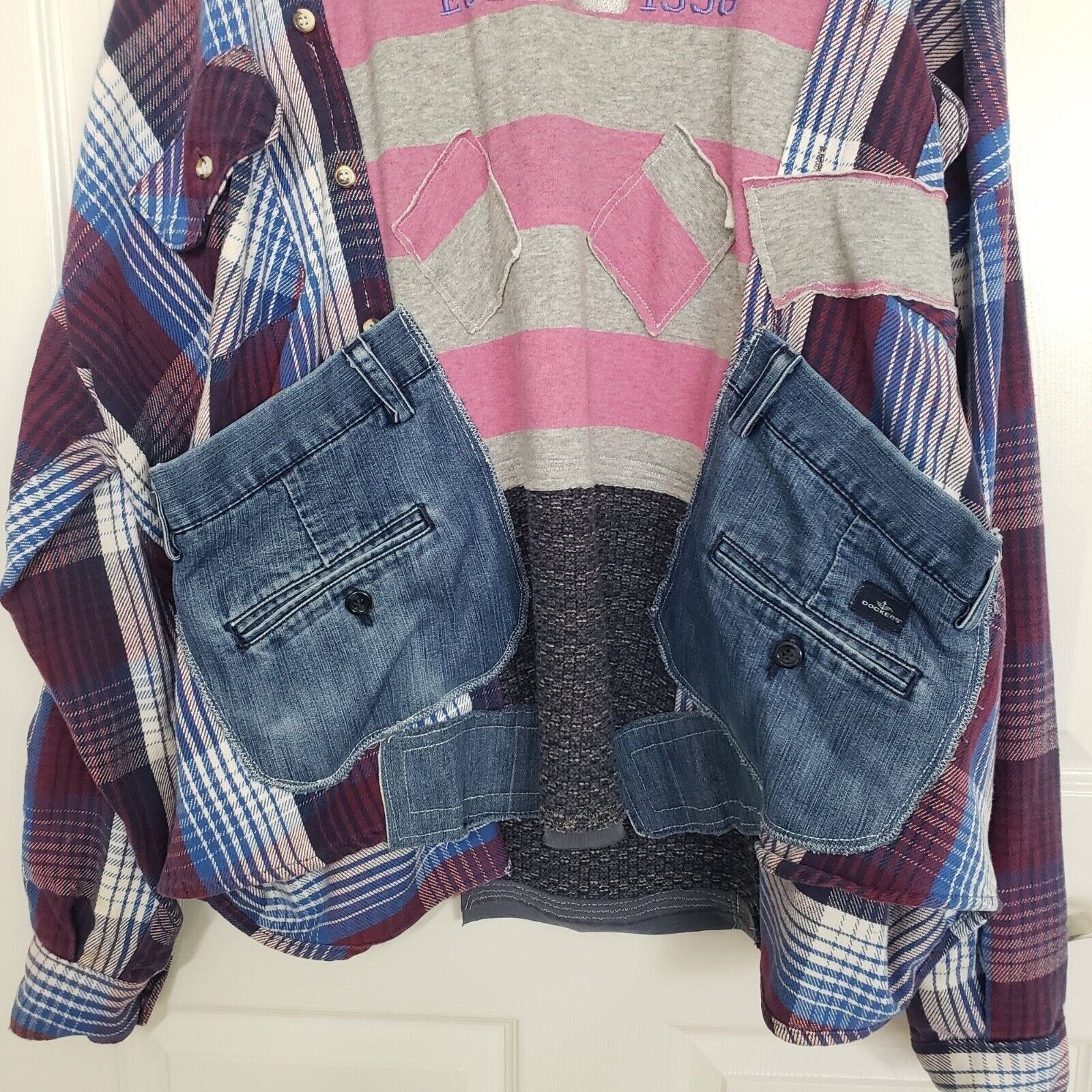 Designer Disney Cruise Line Hoodie Women One Size Blue Upcycled Size ONE SIZE - 3 Thumbnail