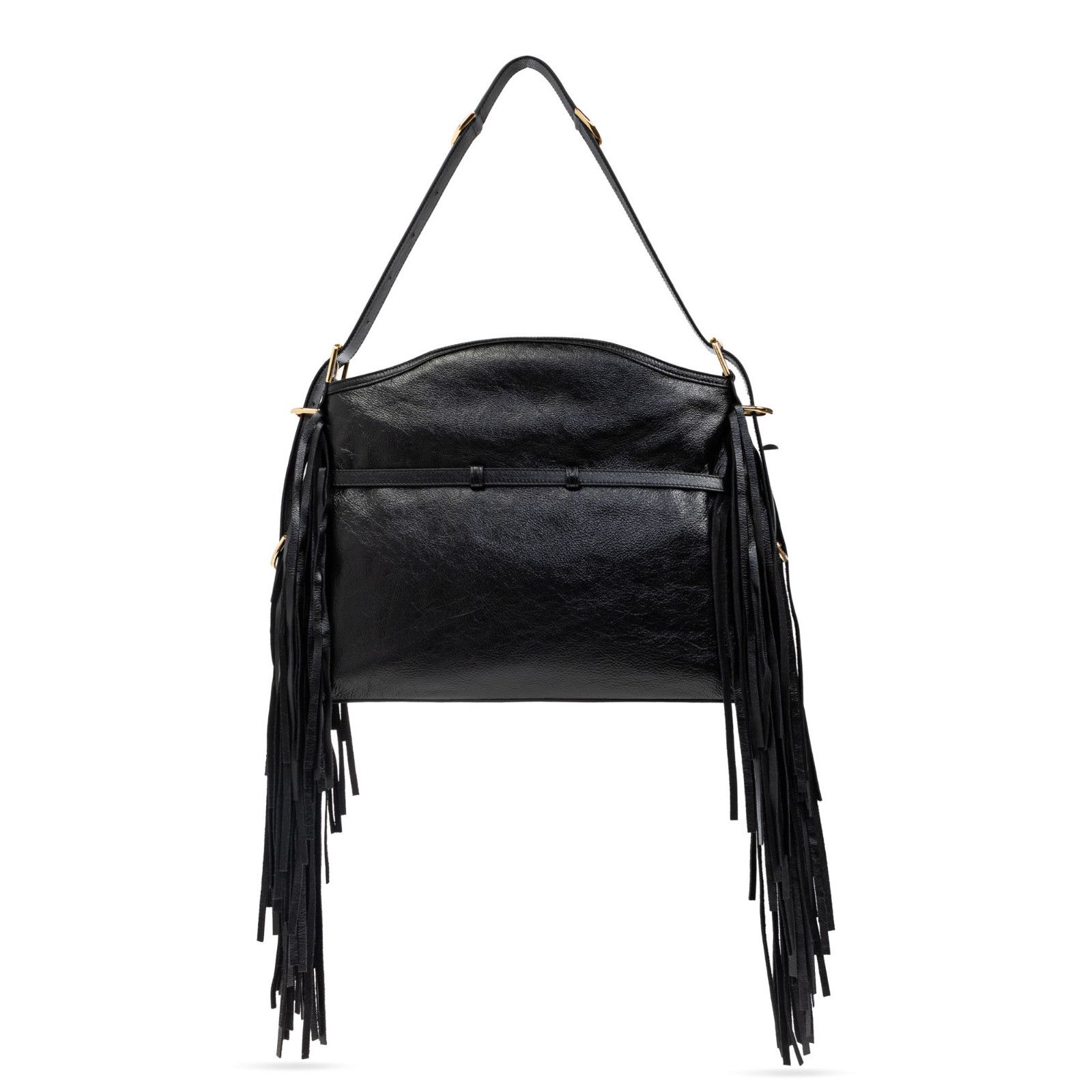 Givenchy GIVENCHY Medium Voyou Black Leather Shoulder Bag New And Aut Size ONE SIZE - 2 Thumbnail