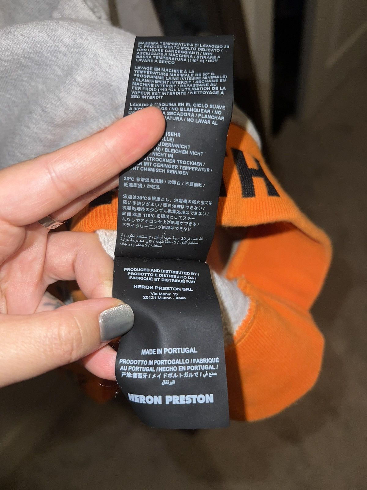 Heron Preston Heron Preston Grey Hoodie Sweatshirt Size US XS / EU 42 / 0 - 5 Thumbnail