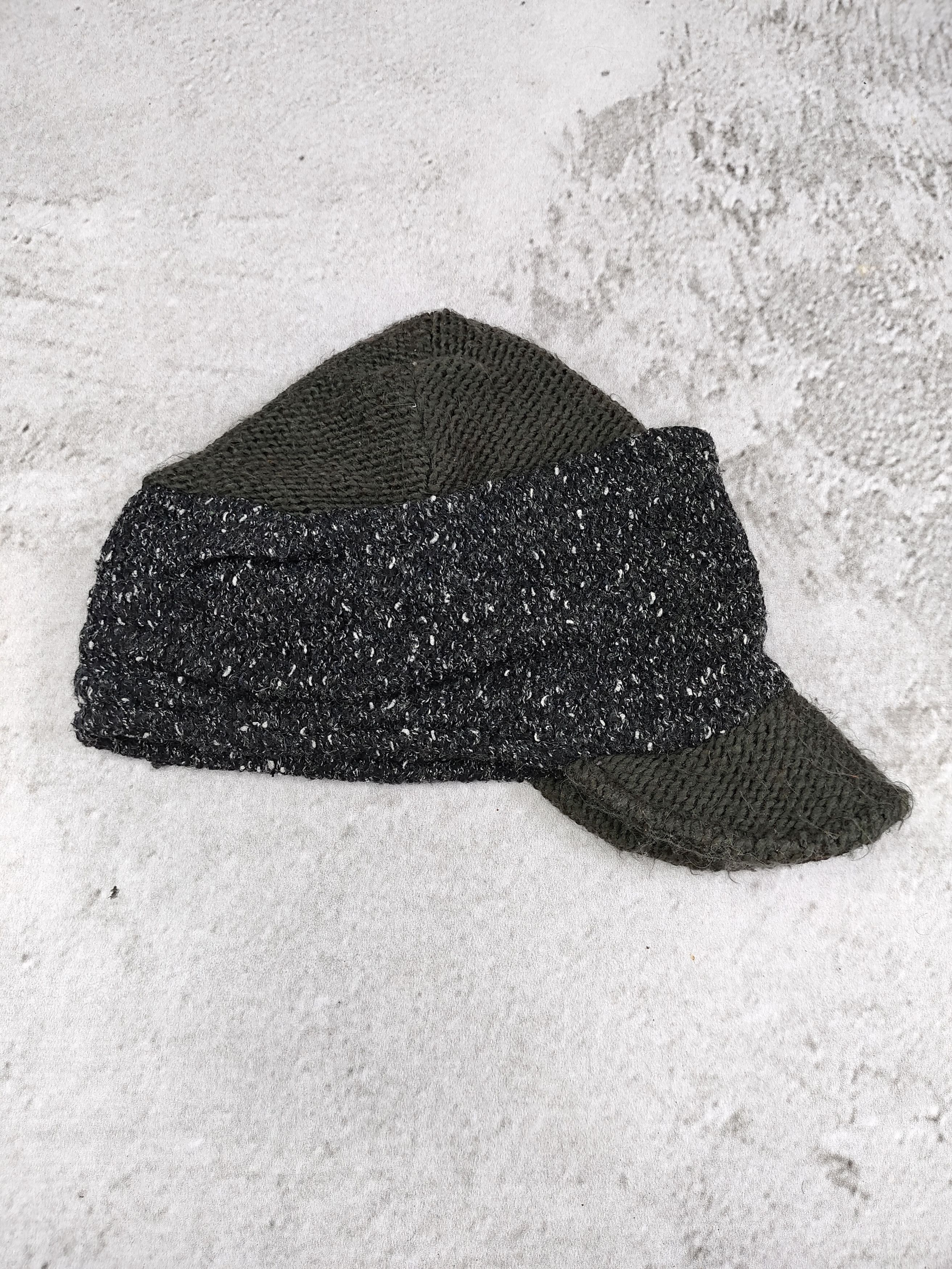 Vintage 2000s Falchi New York Wool Blend Knit Visor Beanie Cap Size ONE SIZE - 5 Thumbnail
