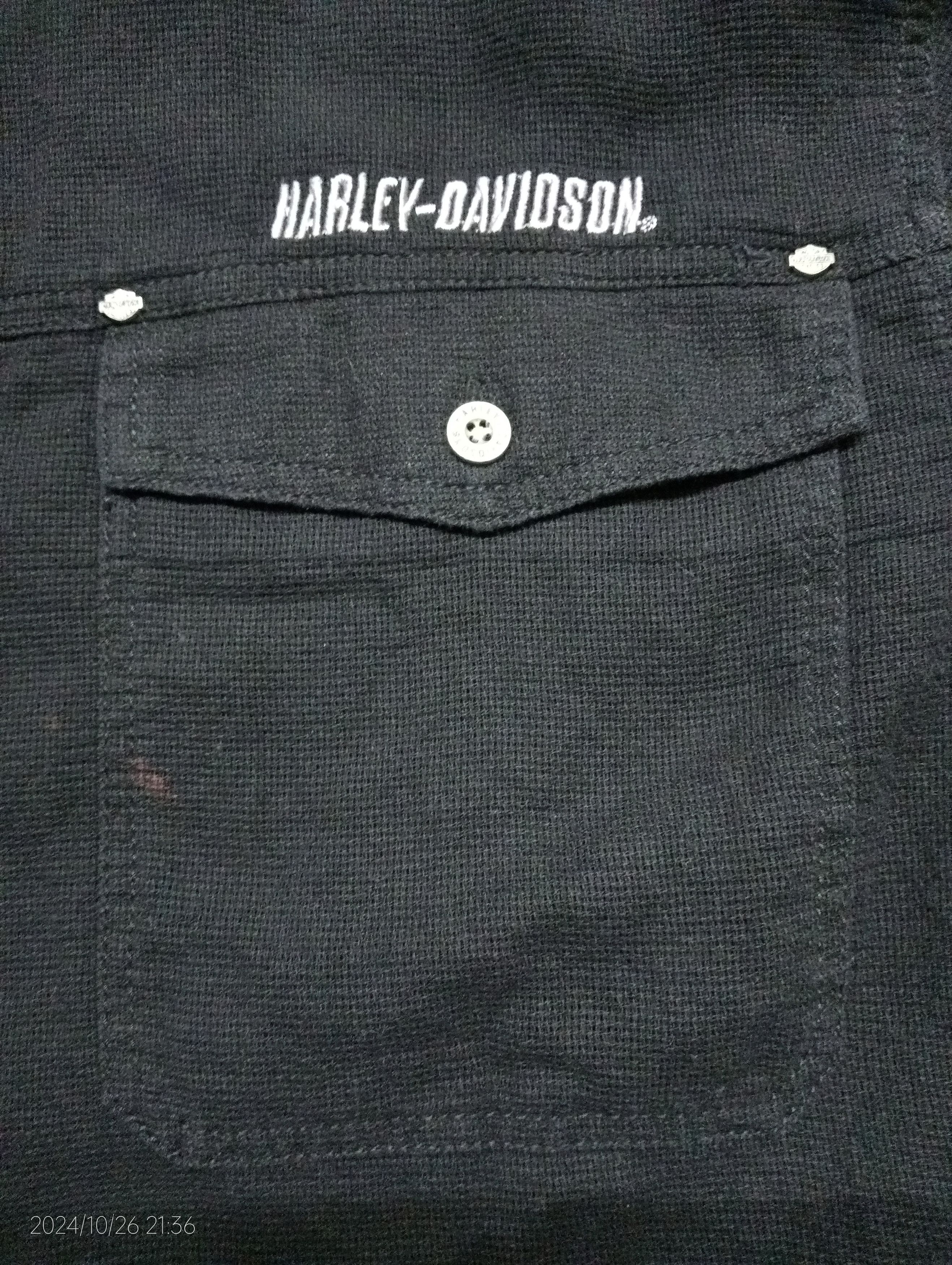 Harley Davidson VTG Harley-Davidson Embroidery Button Up Long Sleeve Shirt Size US XL / EU 56 / 4 - 17 Thumbnail