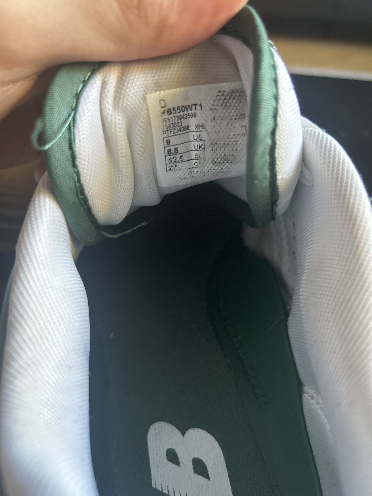 New Balance White and green New Balance 550 Size US 9 / EU 42 - 5 Thumbnail