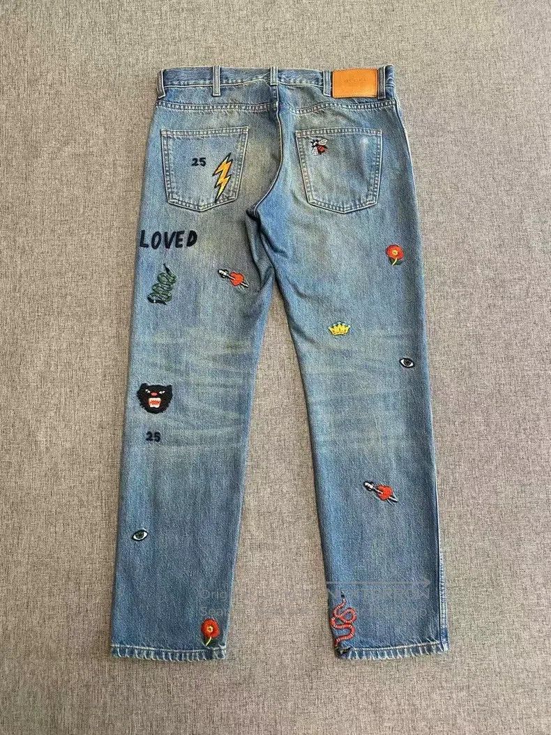 Gucci Gucci Patterned straight shorts jeans Size 42" / US 20 - 2 Thumbnail
